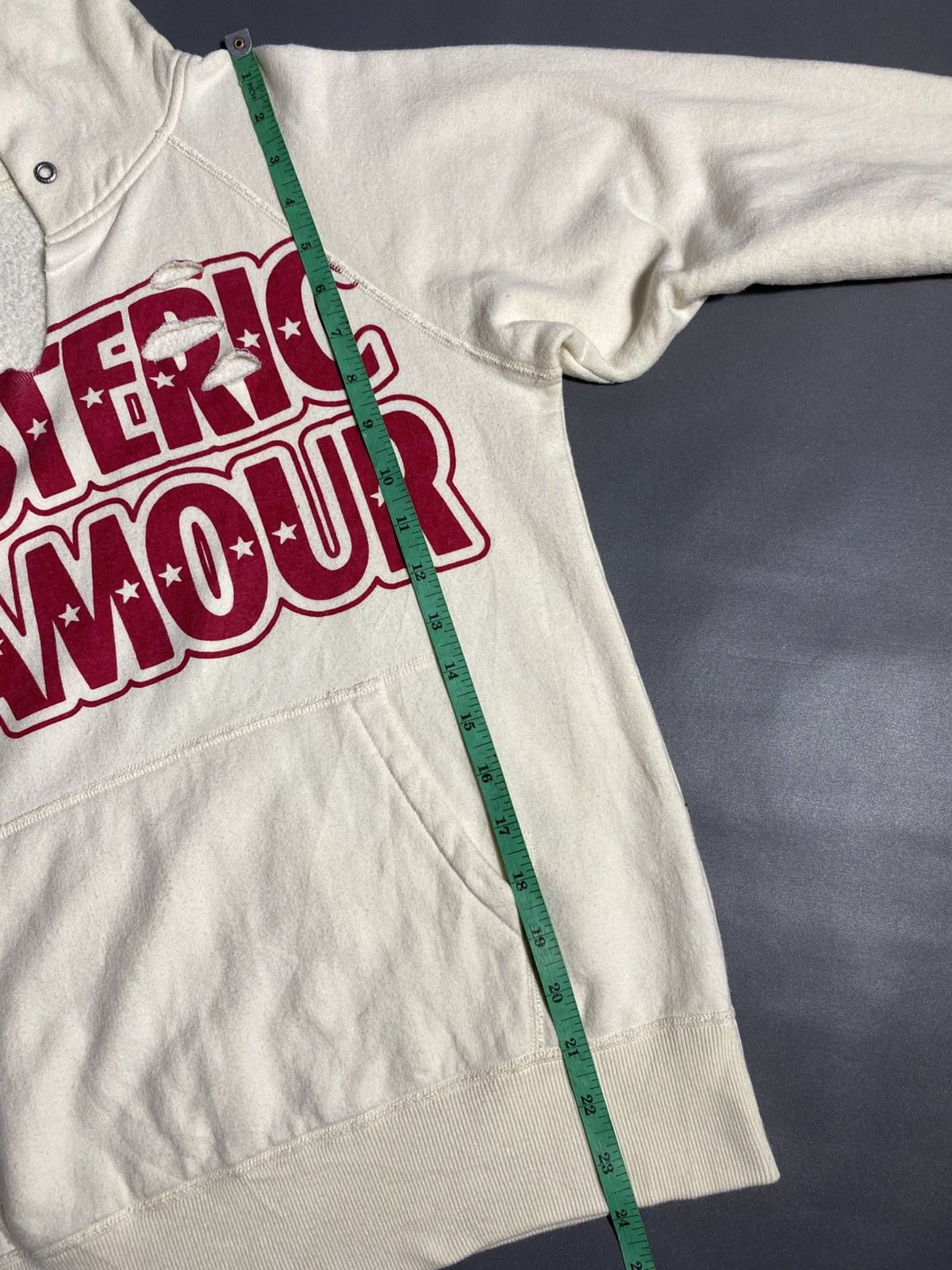Hysteric Glamour Vintage Hysteric Glamour Distressed Hoodie Size US S / EU 44-46 / 1 - 17 Thumbnail