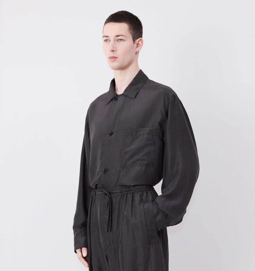 Lemaire o1h1sh11224 Pyjama Shirt in Espresso Size US M / EU 48-50 / 2 - 4 Thumbnail