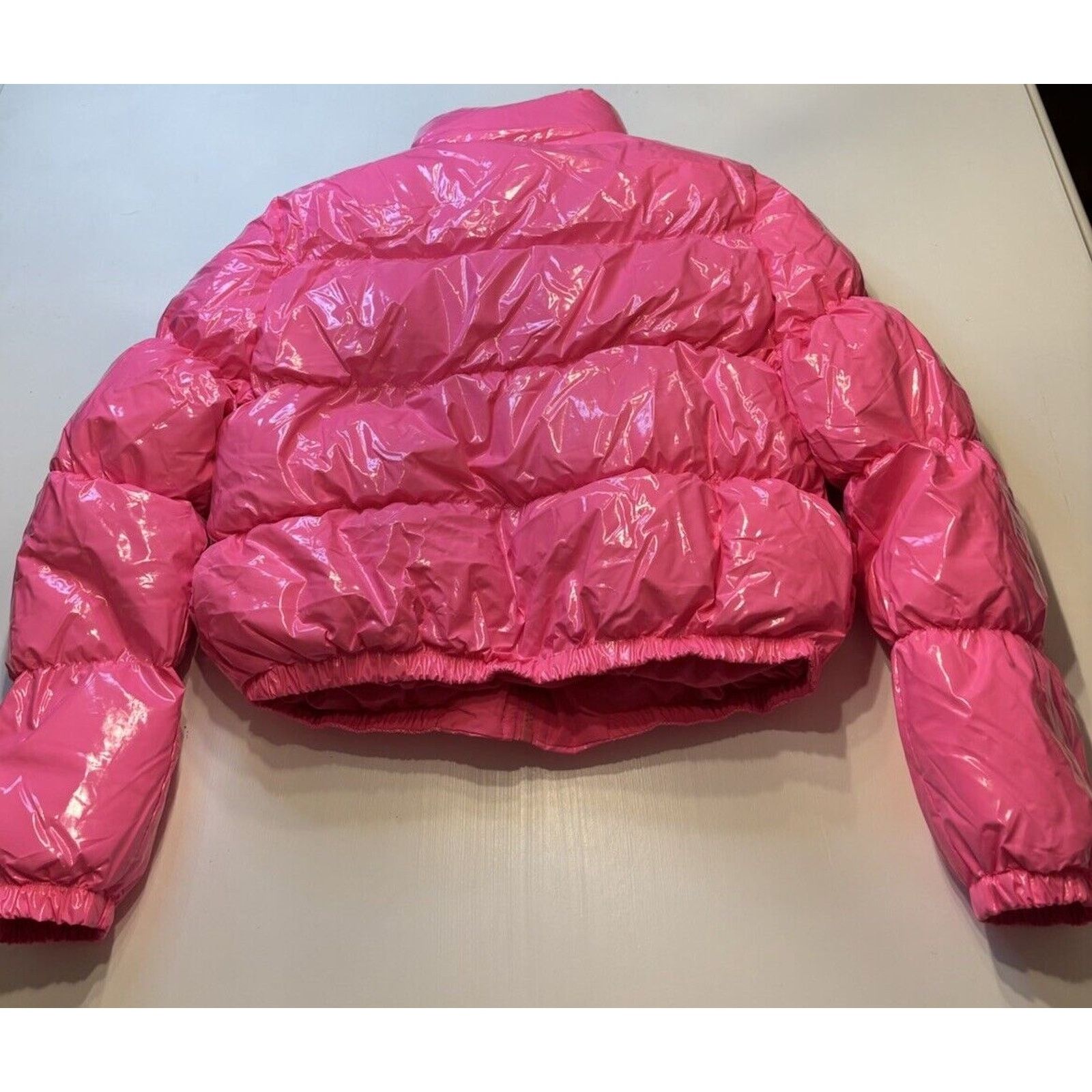 & Other Stories AtxyxtA Women Puffer Coat Hot Pink Medium Size M / US 6-8 / IT 42-44 - 4 Thumbnail