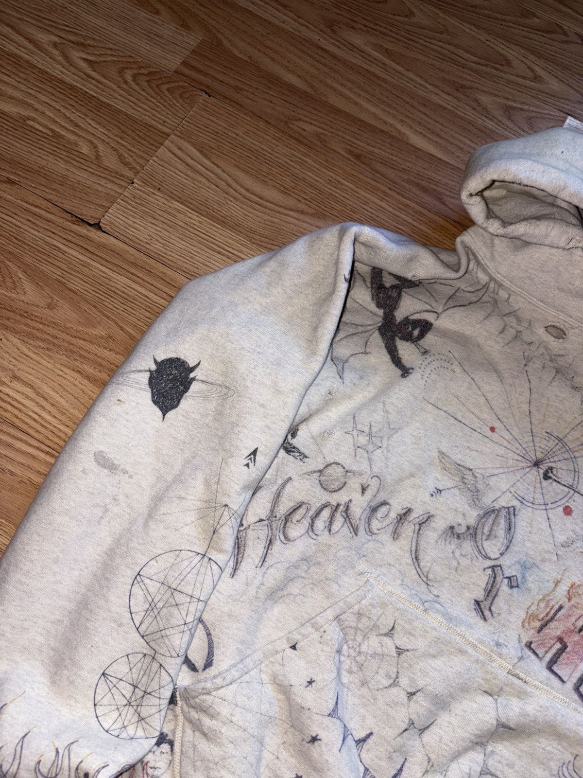 Saint Michael Saint Michael x Dr Woo Rare Collaboration Hoodie Distress Size US L / EU 52-54 / 3 - 3 Thumbnail