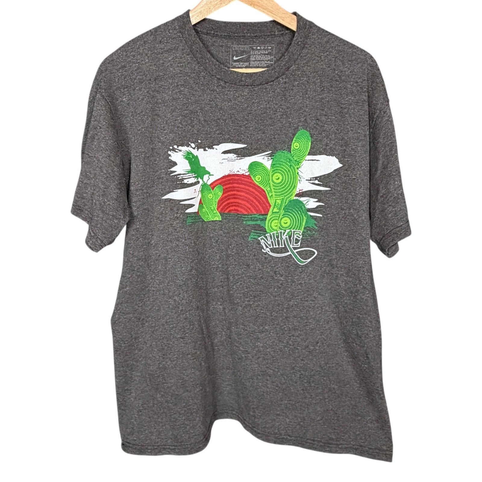 Nike Nike Cactus Shoes Desert Dark Gray Men's Medium T-Shirt Size US M / EU 48-50 / 2 - 6 Thumbnail