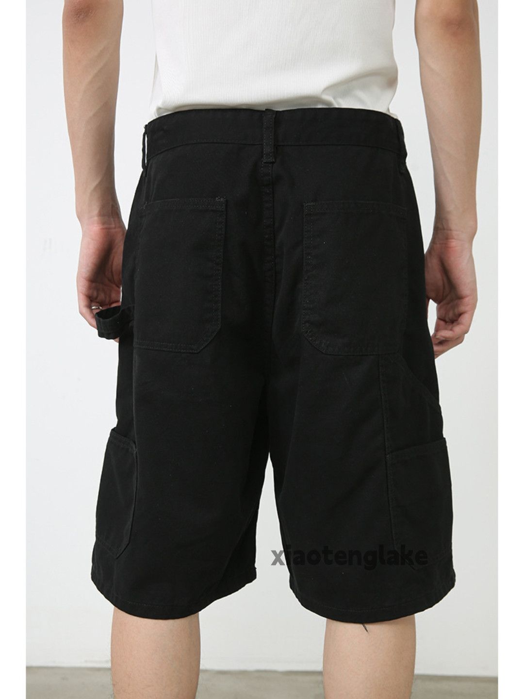 Designer × Japanese Brand × Vintage Unisex utility workwear carpenter baggy cargo shorts Size US 30 / EU 46 - 2 Thumbnail