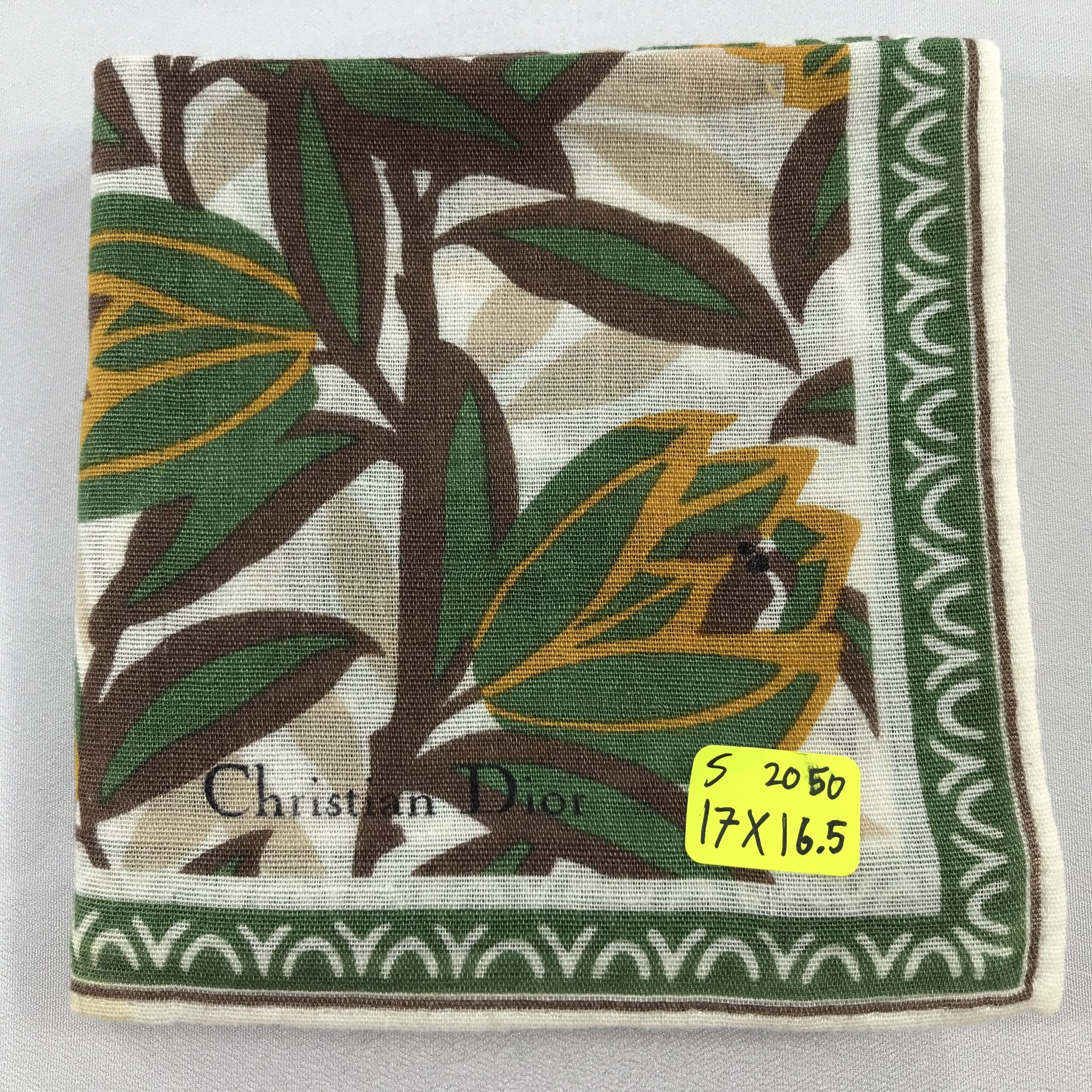 Vintage Christian Dior Bandana / Handkerchief / Neckerchief - S2050 Size ONE SIZE - 5 Thumbnail
