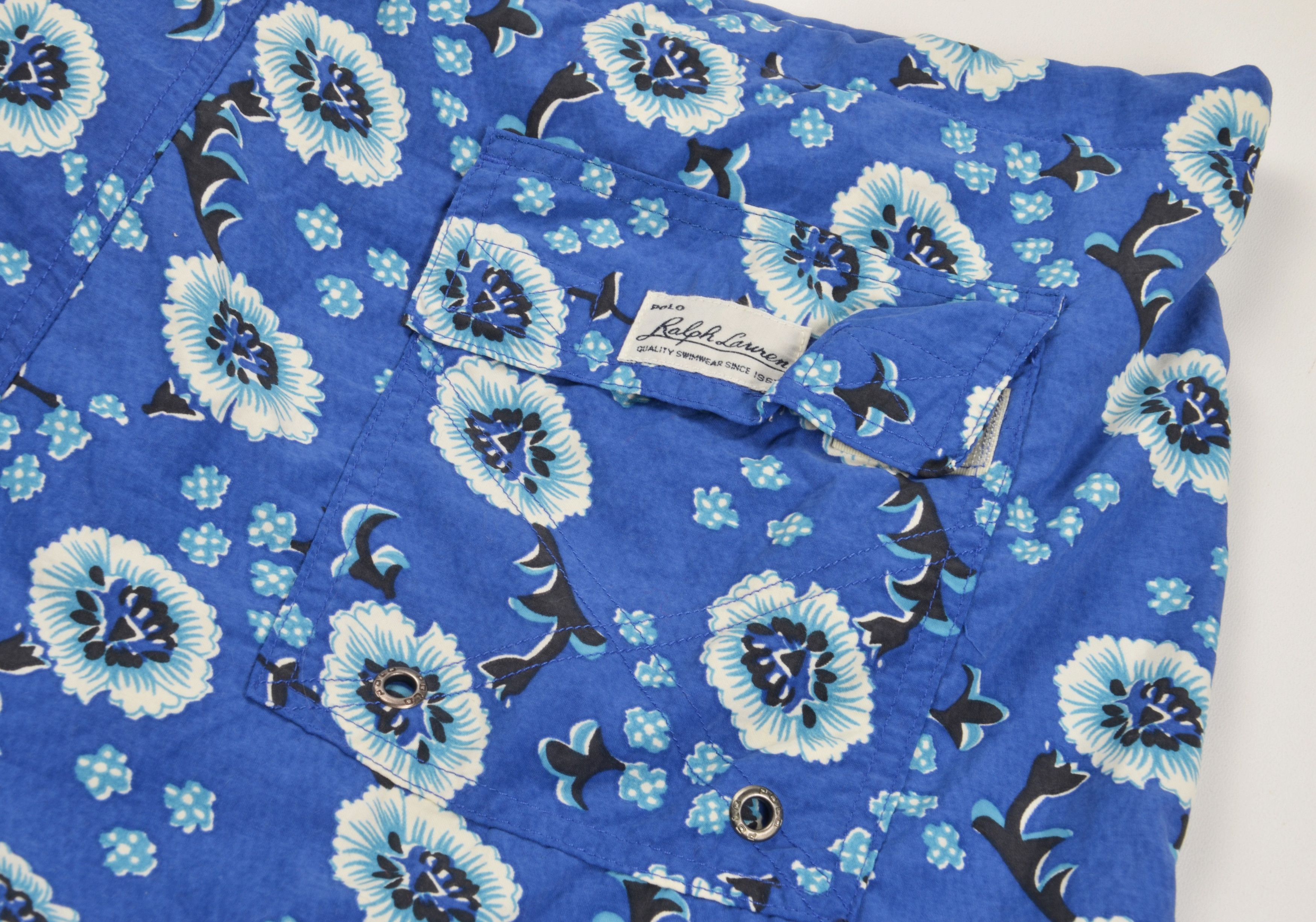 Ralph Lauren Vintage Ralph Lauren Polo Sport 90's Floral Swim Trunks Size US 34 / EU 50 - 7 Thumbnail