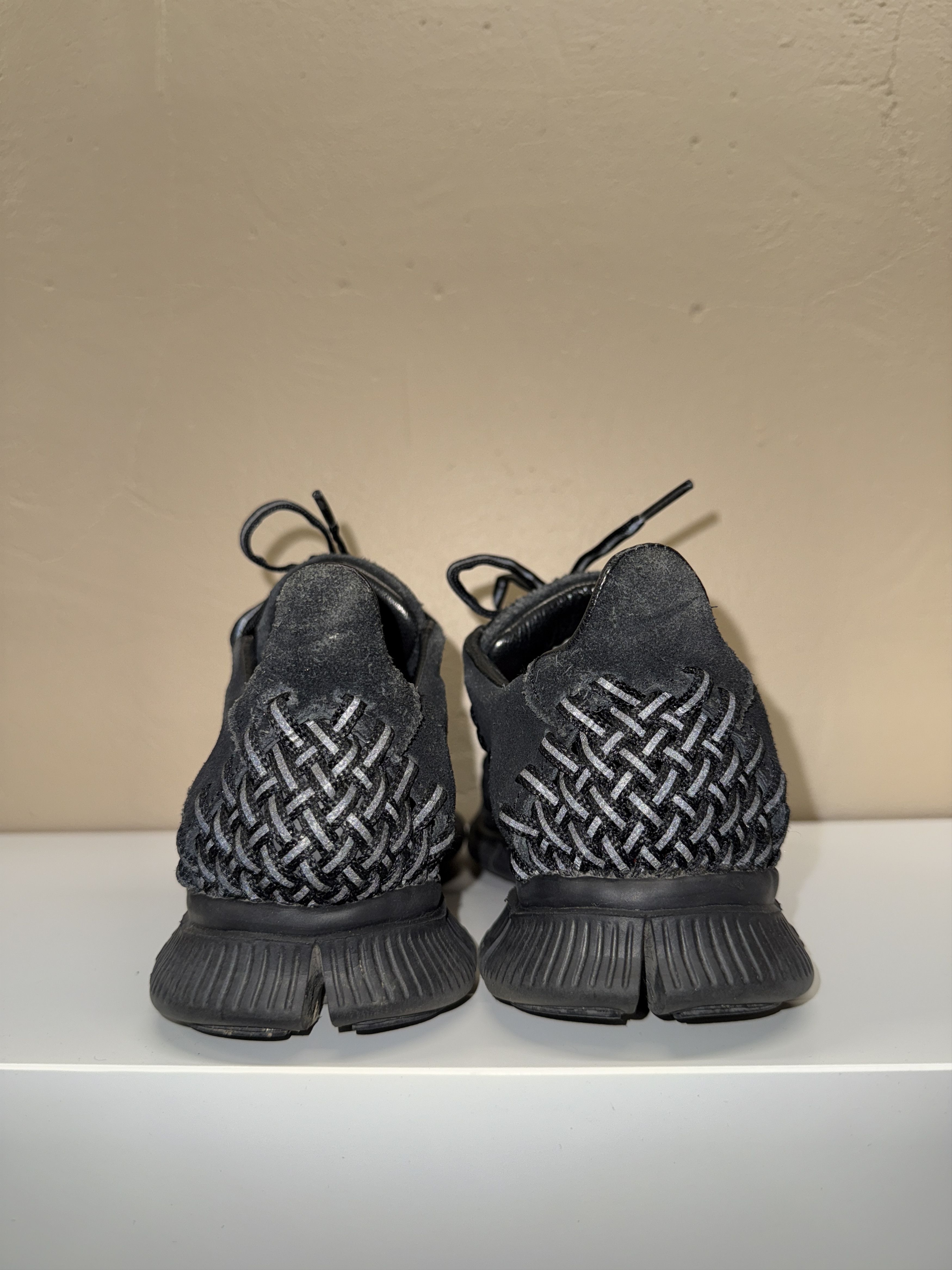 Nike × Vintage Nike Free Inneva Woven 2 Triple Black us 6.5 Size US 6.5 / IT 36.5 - 4 Thumbnail