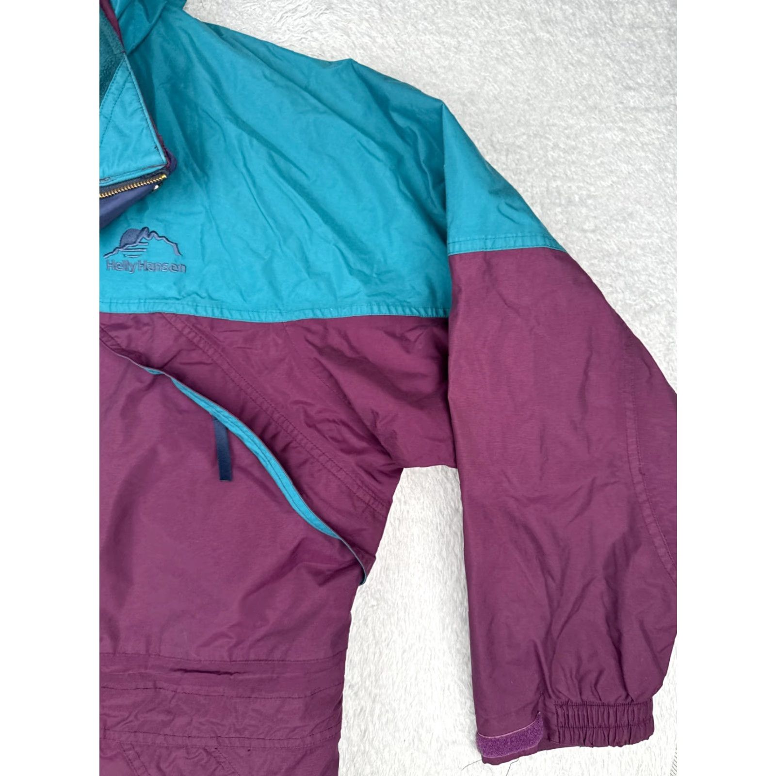 Helly Hansen VINTAGE Helly Hansen Jacket Men XL Blue Full Zip Hooded 90s Windbreaker Modern Shell Solid Pattern Mens Size US XL / EU 56 / 4 - 4 Thumbnail