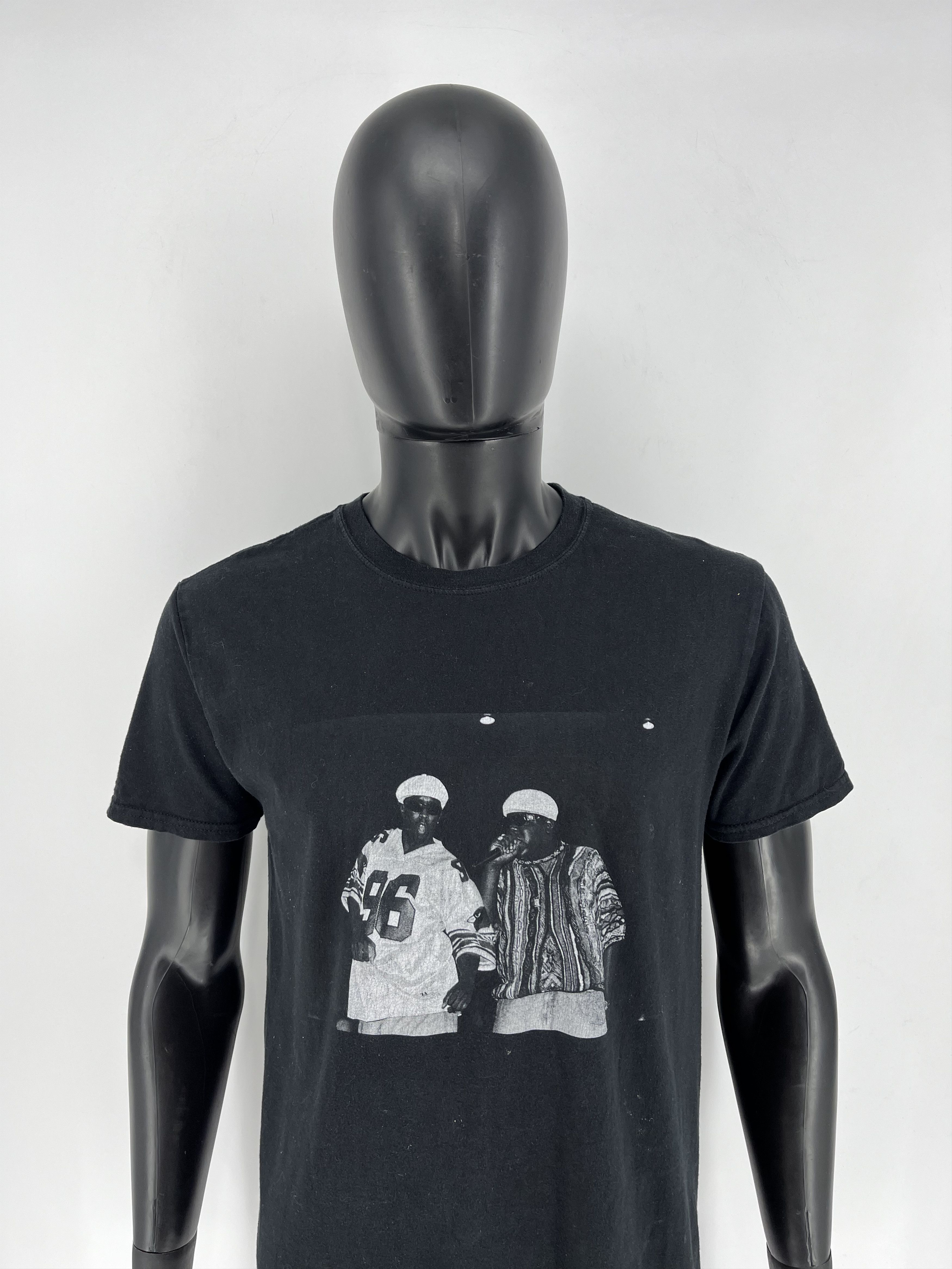 Rap Tees × Vintage Vintage Notorious Big Trust Nobody Black Tee Shirt Size US M / EU 48-50 / 2 - 1 Thumbnail