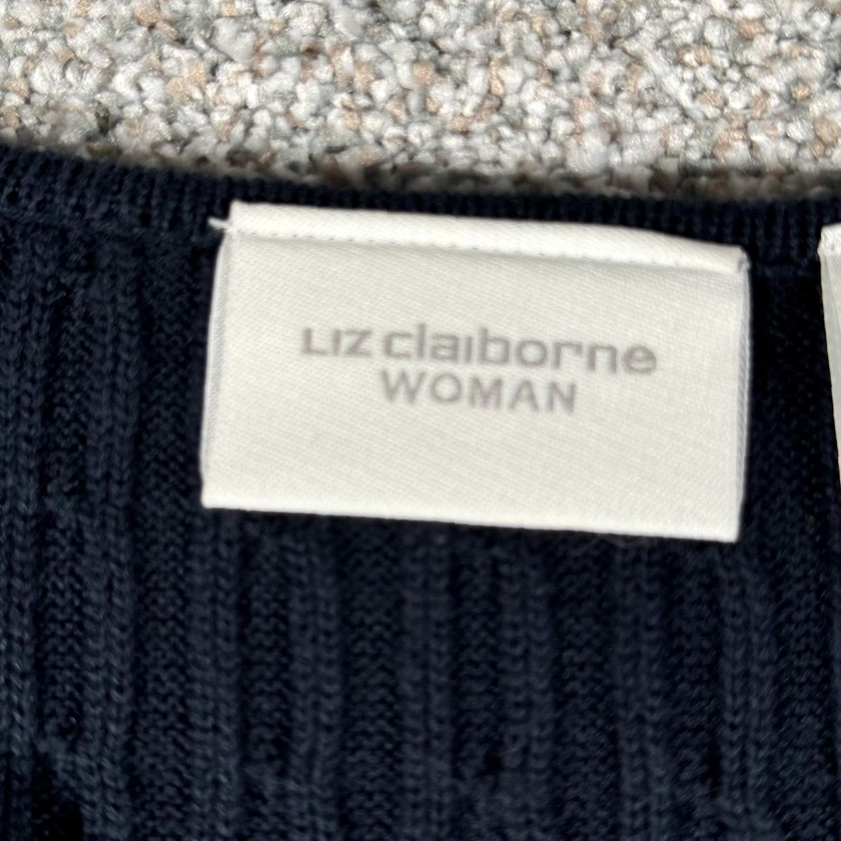 Liz Claiborne Liz Claiborne Knit Tank Top Sweater 1X Plus Womens Dark Academia Preppy 90s Y2K Blue Knit Tank Top Sweater Womens Size XL / US 12-14 / IT 48-50 - 3 Thumbnail