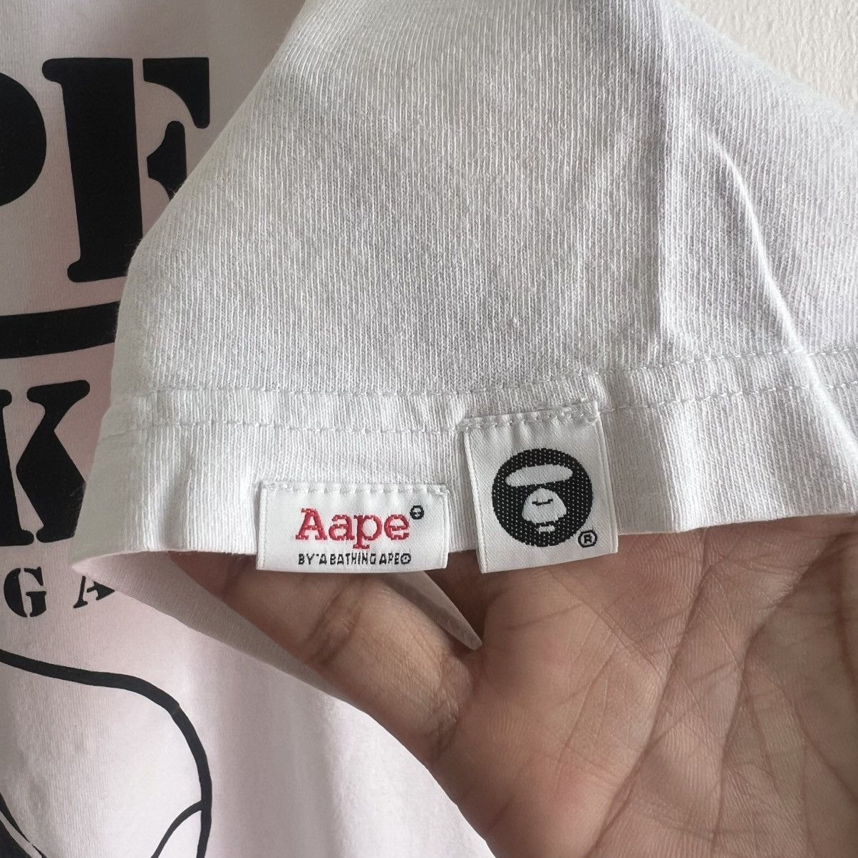 Aape APE SHALL NEVER KILL APE TEE Size US XL / EU 56 / 4 - 5 Thumbnail