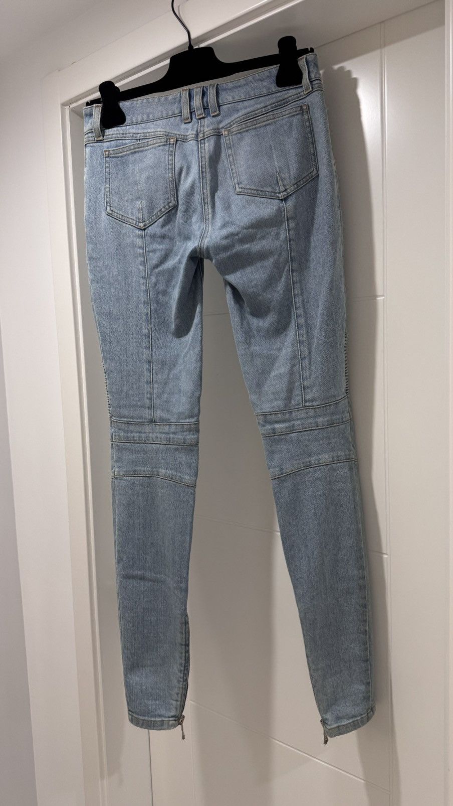 Balmain Balmain Women’s Zippered Biker Jeans Size 26" / US 2 / IT 38 - 2 Thumbnail