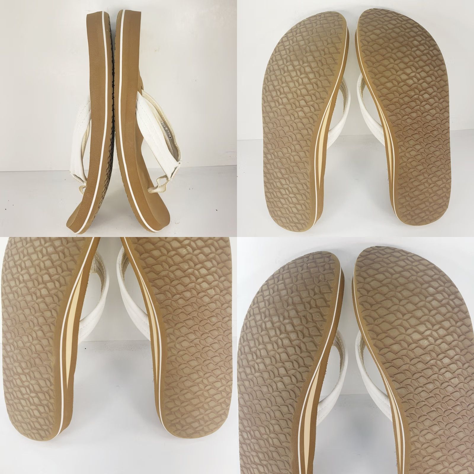 REEF Reef Flip-Flop Sandal Women's 9 White Straps Brown Soles Cushioned Comfort Slip On Summer Beach Size US 9 / IT 39 - 8 Thumbnail