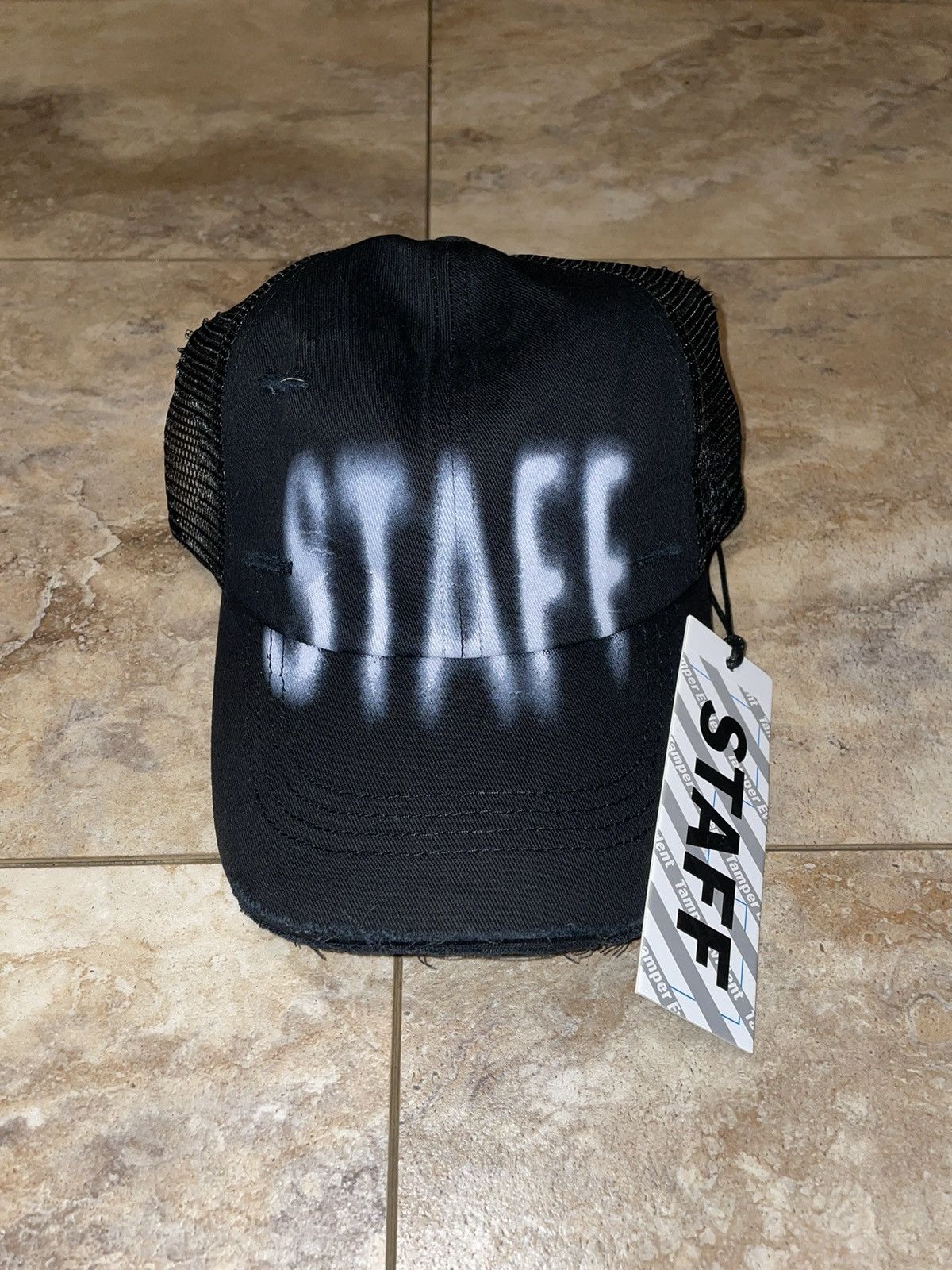 Staff Workforce 51/50 Cap Black Brand New STAFFWORKFORCE
