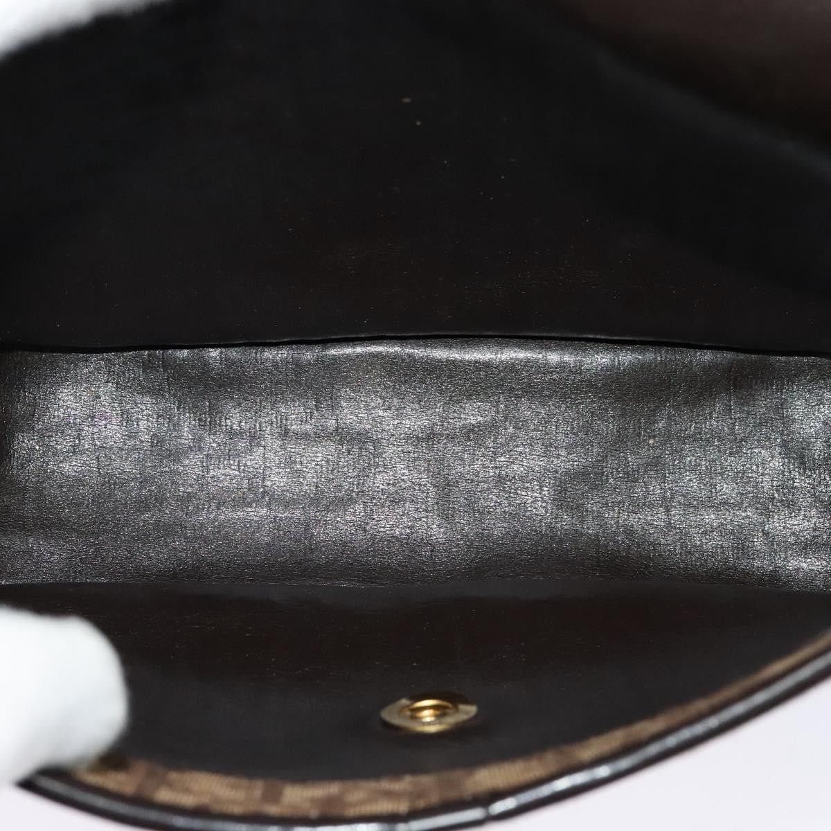 Dior DIOR Trotter Canvas Shoulder Bag Brown Gold Size ONE SIZE - 12 Thumbnail