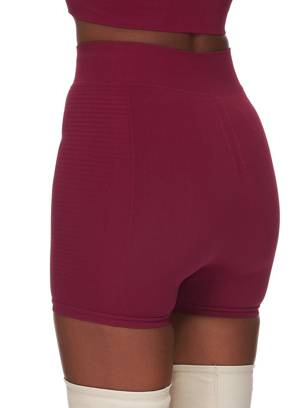 Rick Owens o1y0126 Short in Burgundy Size 27" / US 4 / IT 40 - 5 Thumbnail