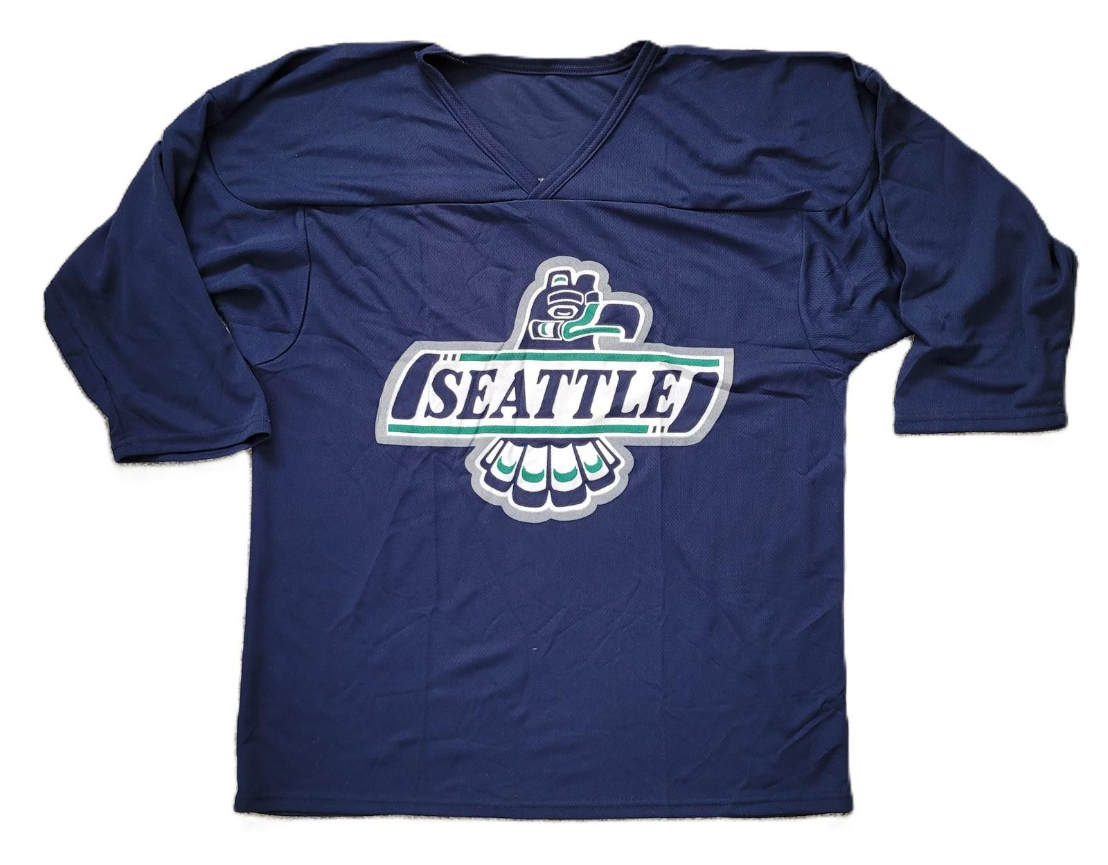 Other Seattle Thunderbirds Hockey Jersey Men’s Sm Navy Retro Logo Size US S / EU 44-46 / 1 - 1 Thumbnail
