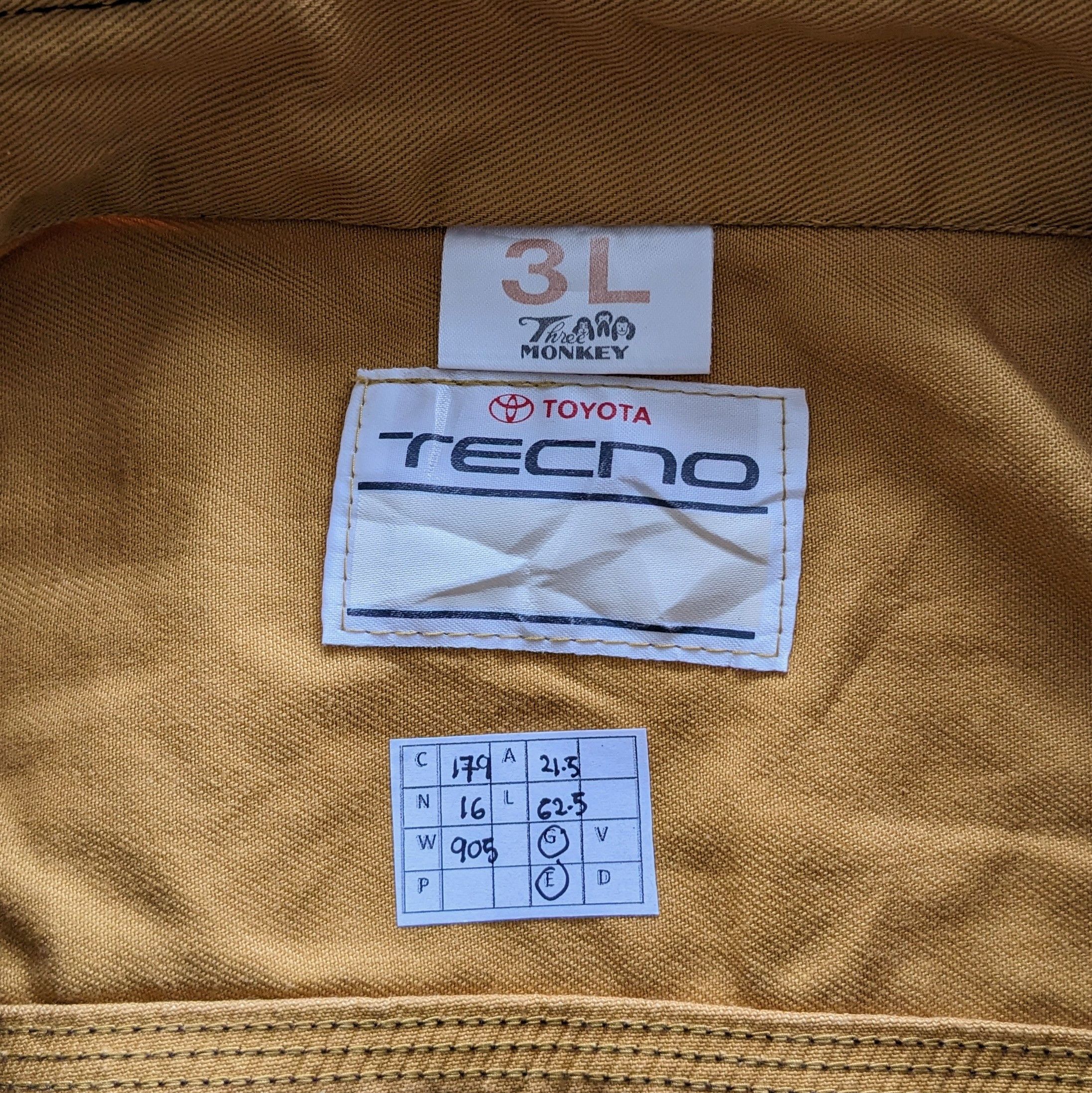 Vintage TOYOTA TECNO Racing Team Coverall Workwear Jacket