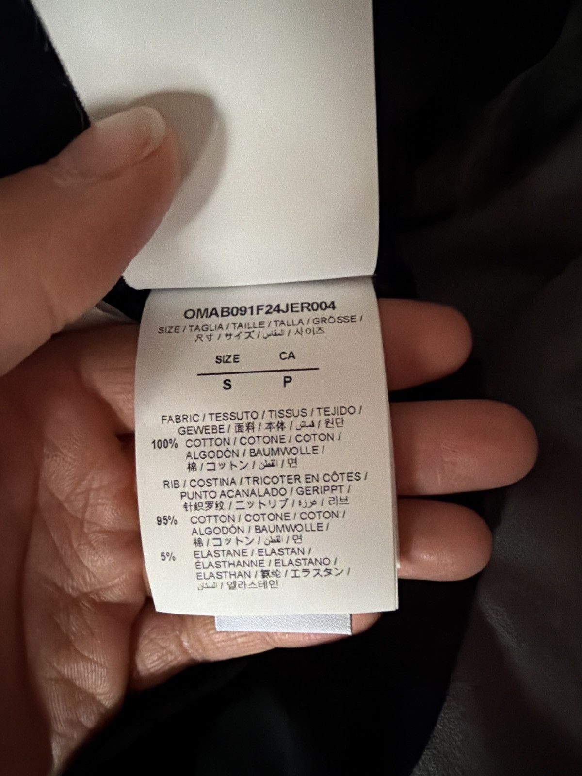 Off-White Off white Vanish Arrow Wide L/S Tee Black - Chalk P Size US S / EU 44-46 / 1 - 15 Thumbnail