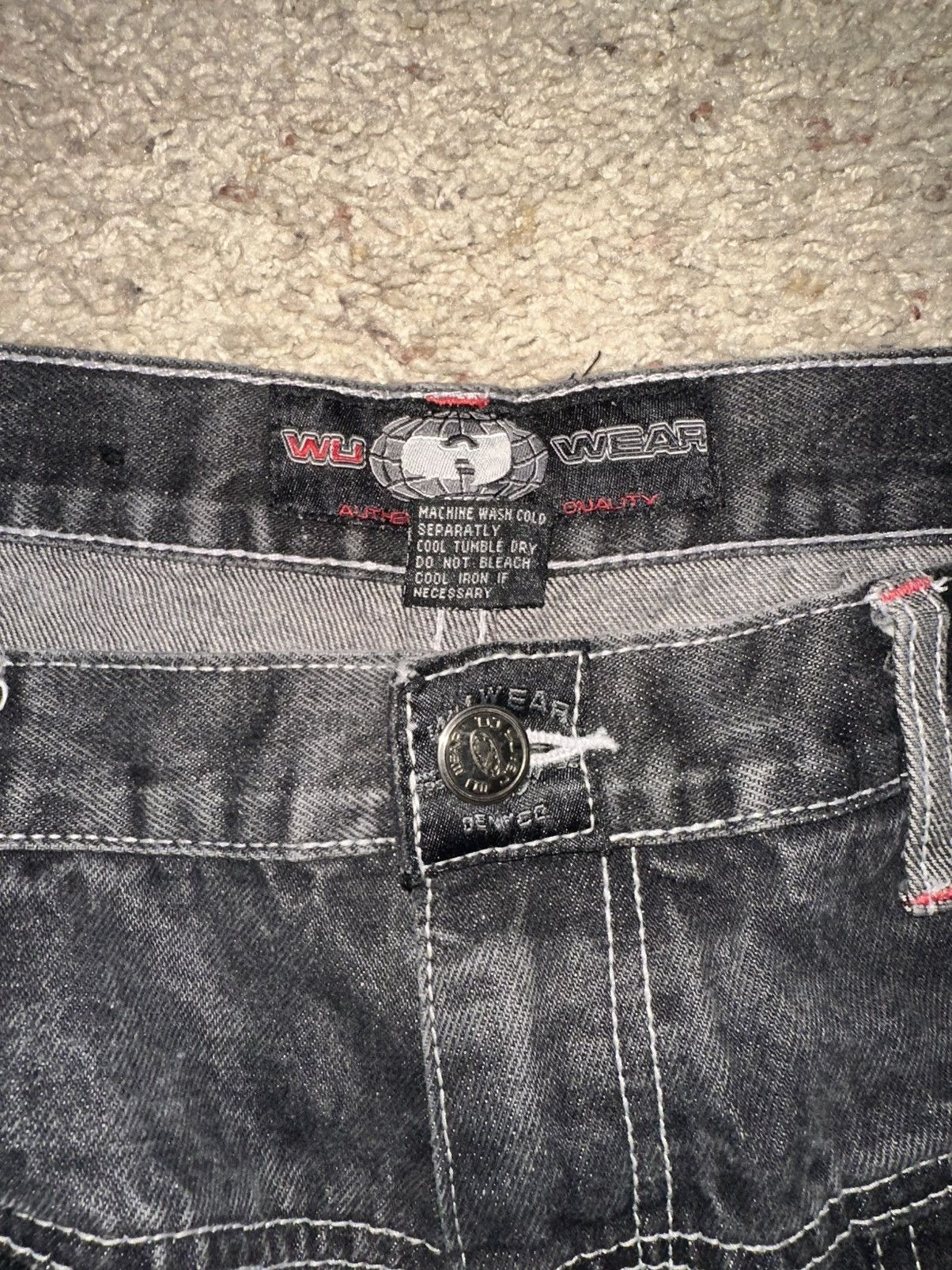 Wu-Tang Clan Wu Wear - Size 38 Jeans Size US 38 / EU 54 - 3 Thumbnail