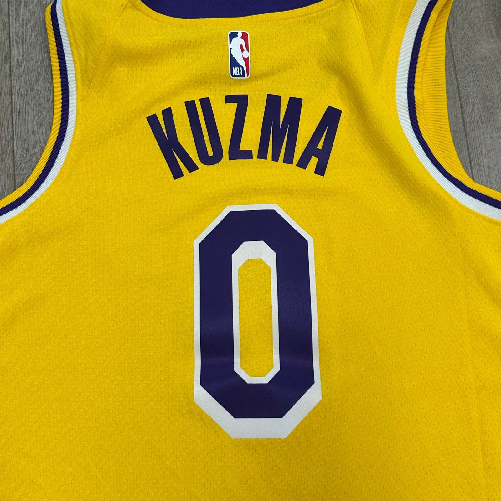 NBA × Nike Nike Lakers Icon Edition Swingman Jersey Kuzma #0 Large L Size US L / EU 52-54 / 3 - 3 Thumbnail