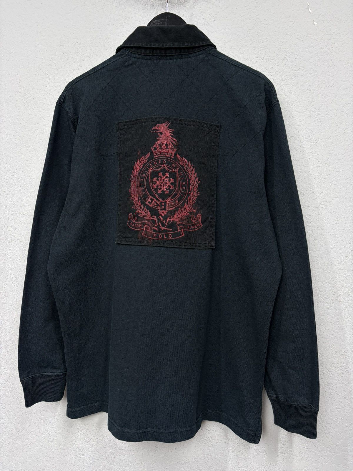 Polo Ralph Lauren Vintage Polo Ralph Lauren Rugby Polo Long Sleeve RRL Drake Size US L / EU 52-54 / 3 - 12 Thumbnail