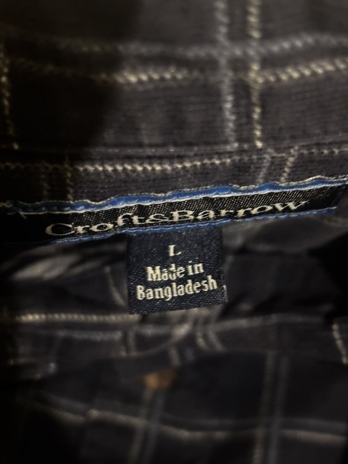 Croft & Barrow Men’s dark navy Shirt.mt1960 Size US L / EU 52-54 / 3 - 9 Thumbnail