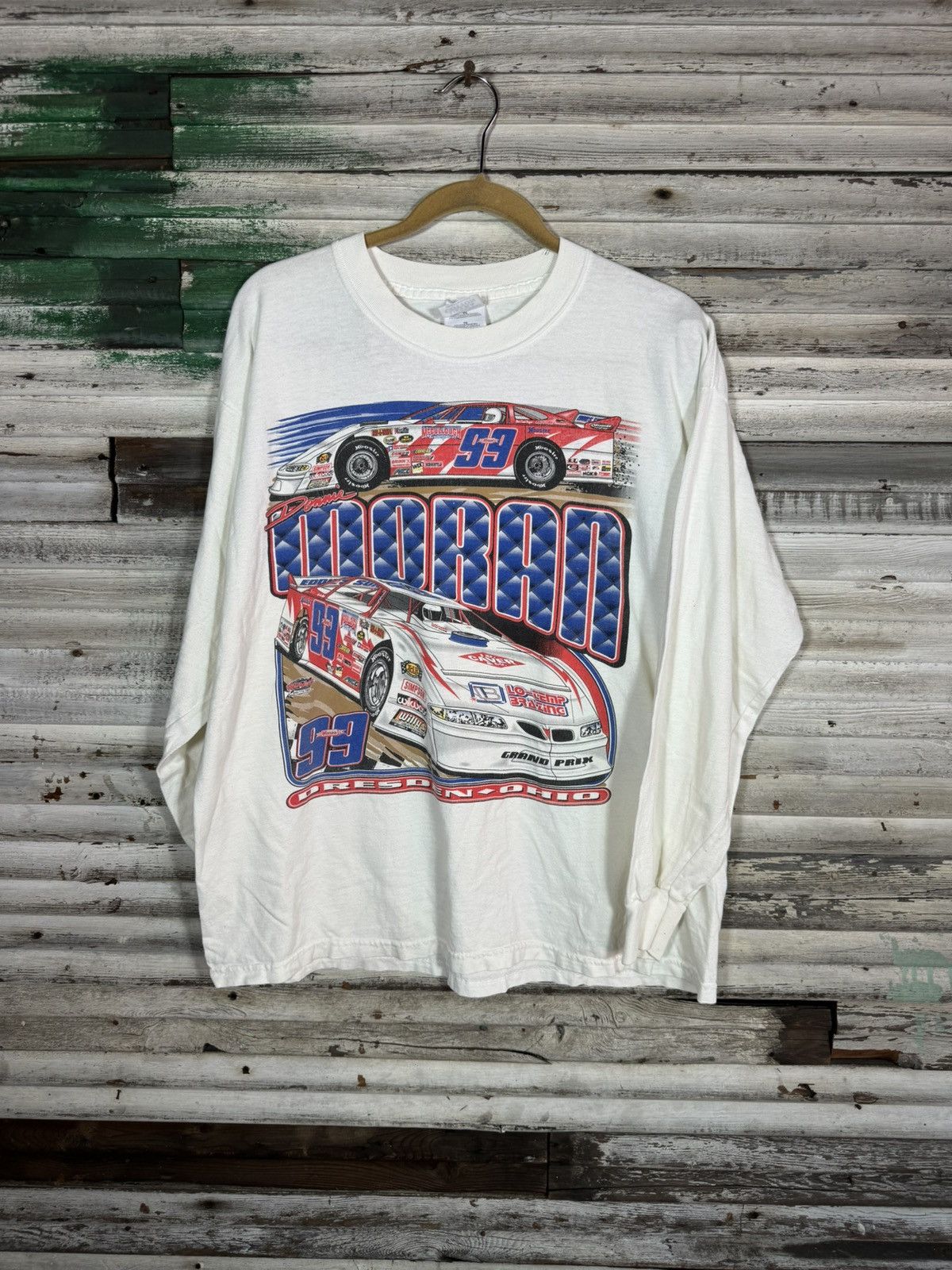 NASCAR × Vintage Vintage NASCAR Long Sleeve Shirt Size US XL / EU 56 / 4 - 1 Thumbnail