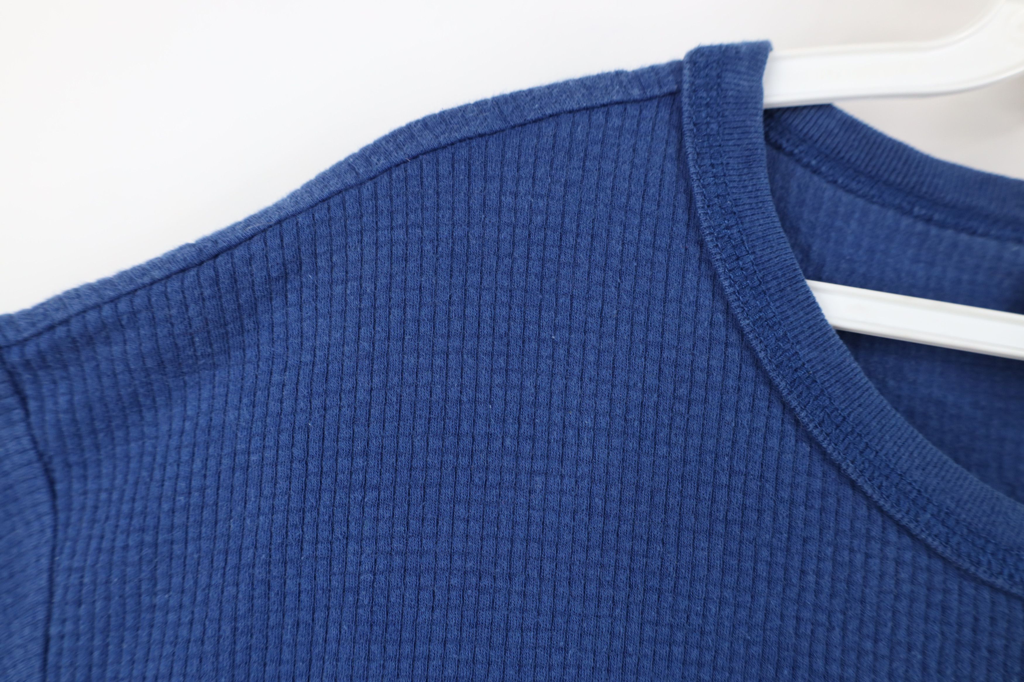 Ralph Lauren Vintage 90s Ralph Lauren Spell Thermal Waffle Knit T-Shirt Size US XL / EU 56 / 4 - 5 Thumbnail
