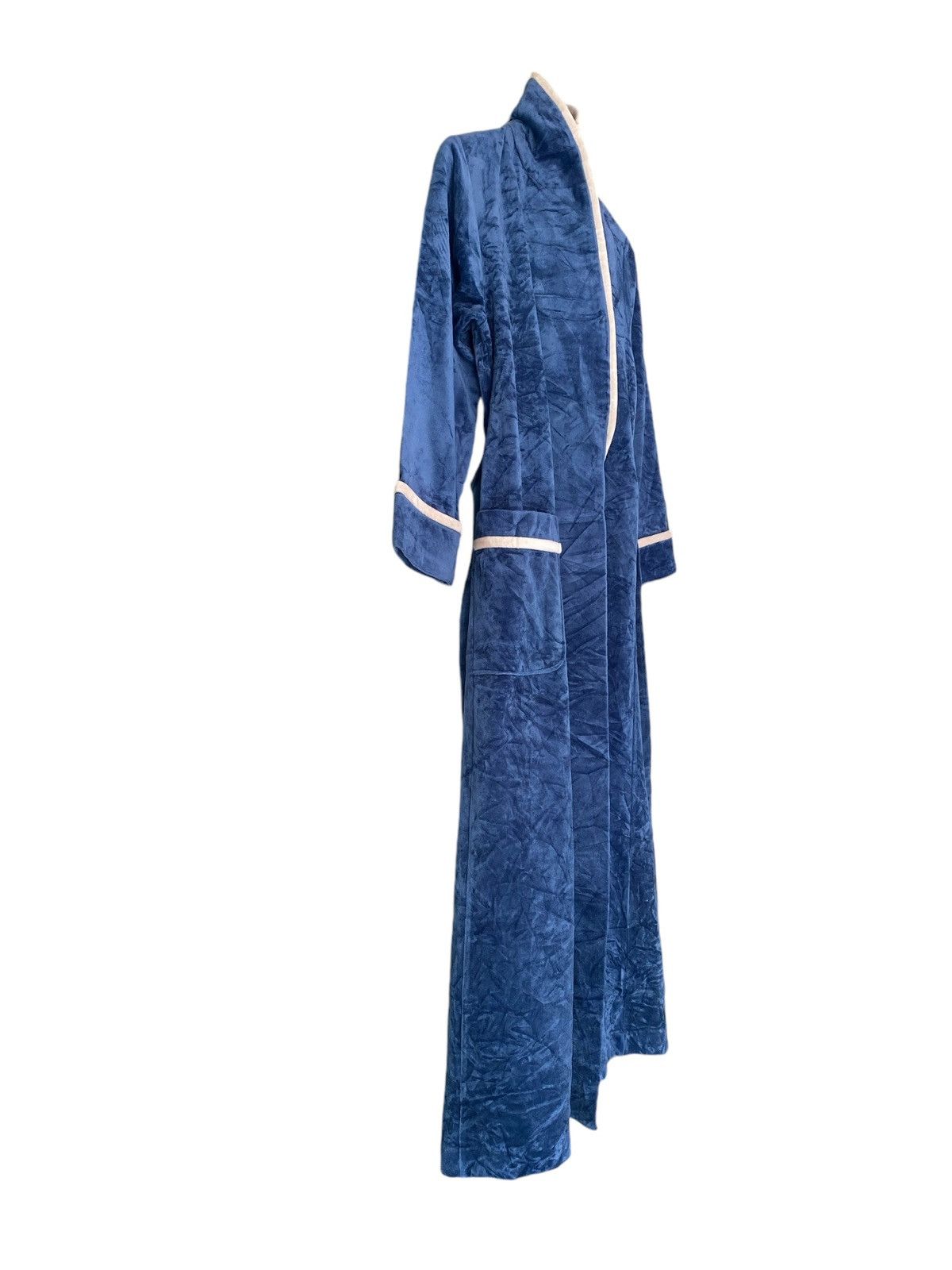Designer × If Only Was True × Japanese Brand Vtg ELLE CHANTE Bath Rope Velvet Size 22" - 7 Thumbnail