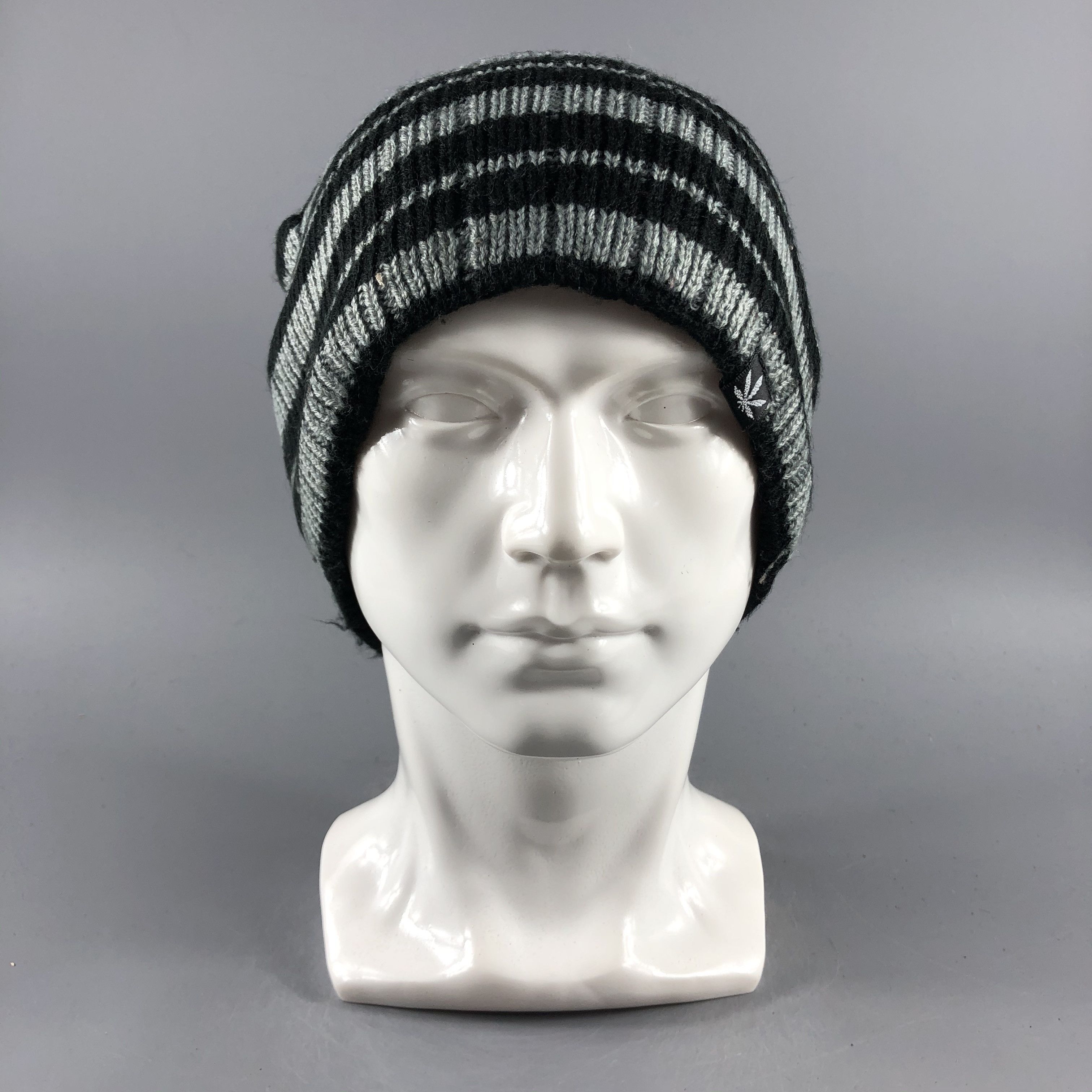 Japanese Brand × Vintage Marijuana Stripe Beanie Snow Hat Snow Cap -D495 Size ONE SIZE - 7 Thumbnail