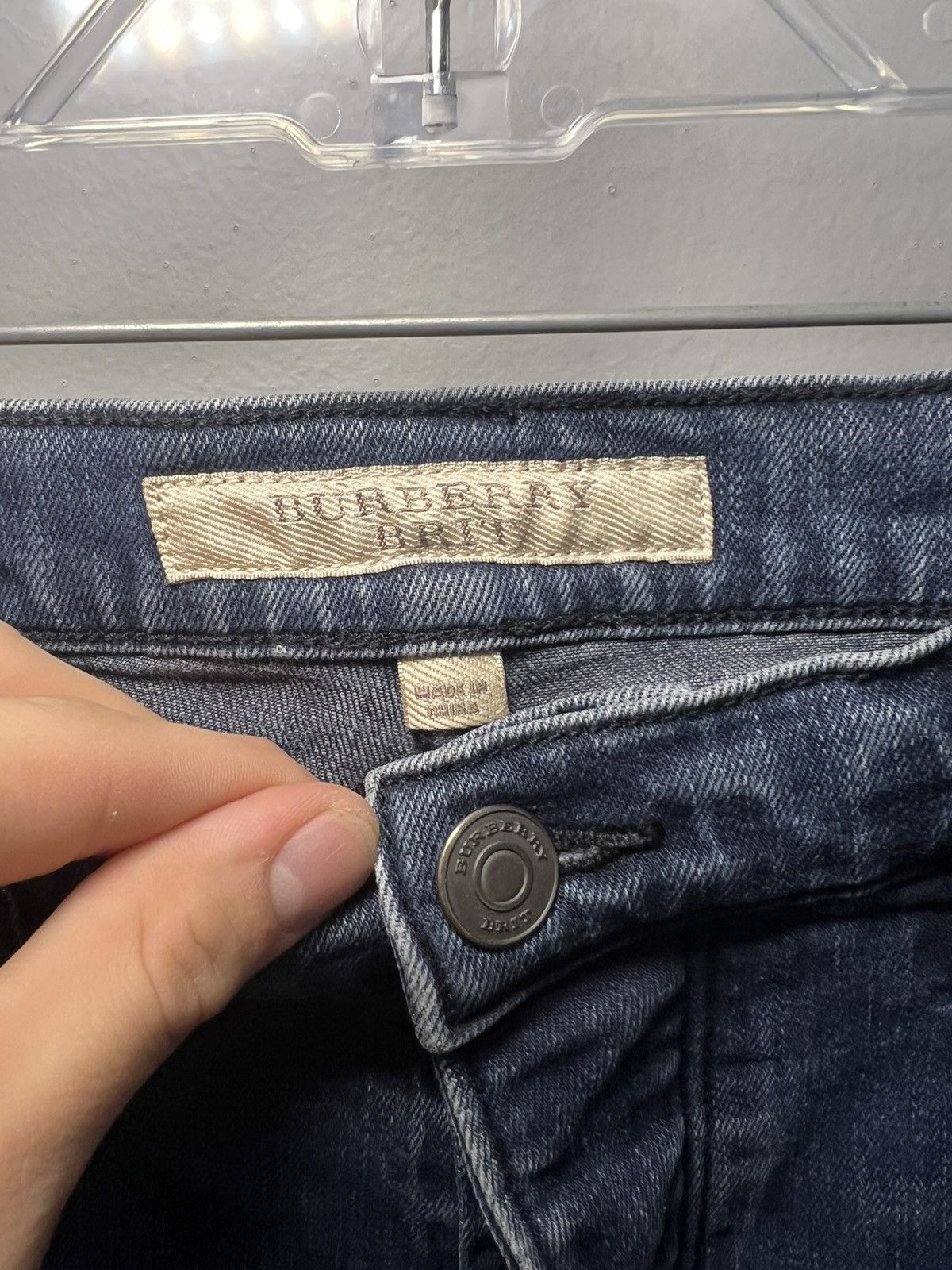 Burberry Vintage Burberry Brit slim blue jeans Size US 34 / EU 50 - 14 Thumbnail