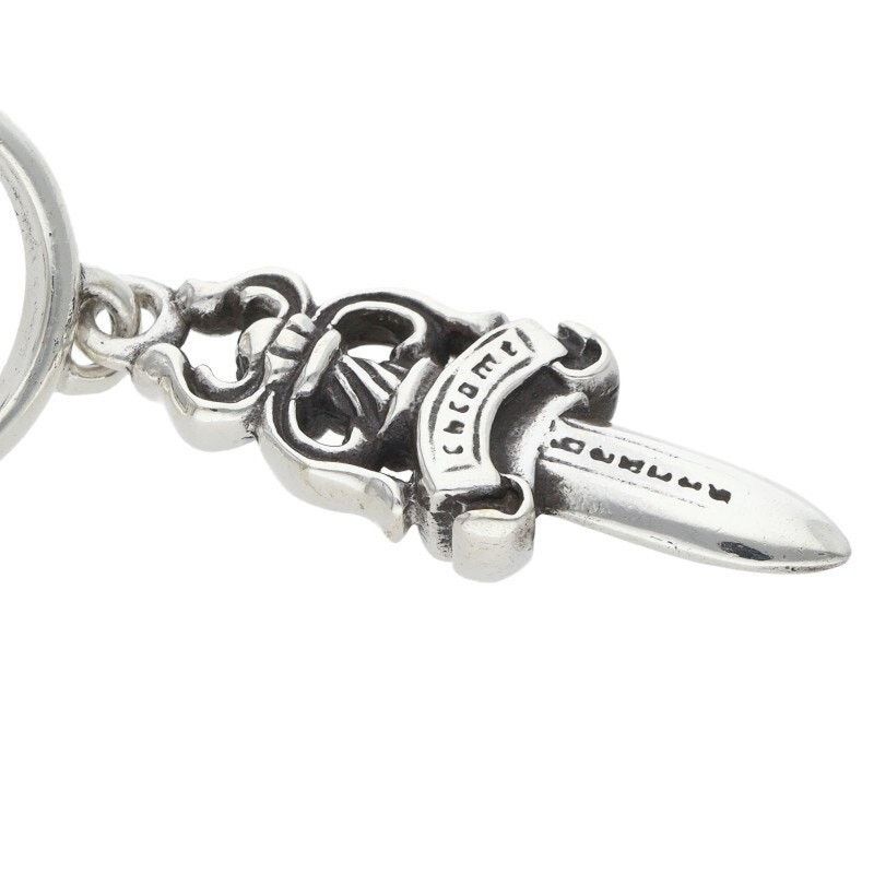 Chrome Hearts Chrome Hearts Dagger Hoop Silver Earring Size ONE SIZE - 4 Thumbnail