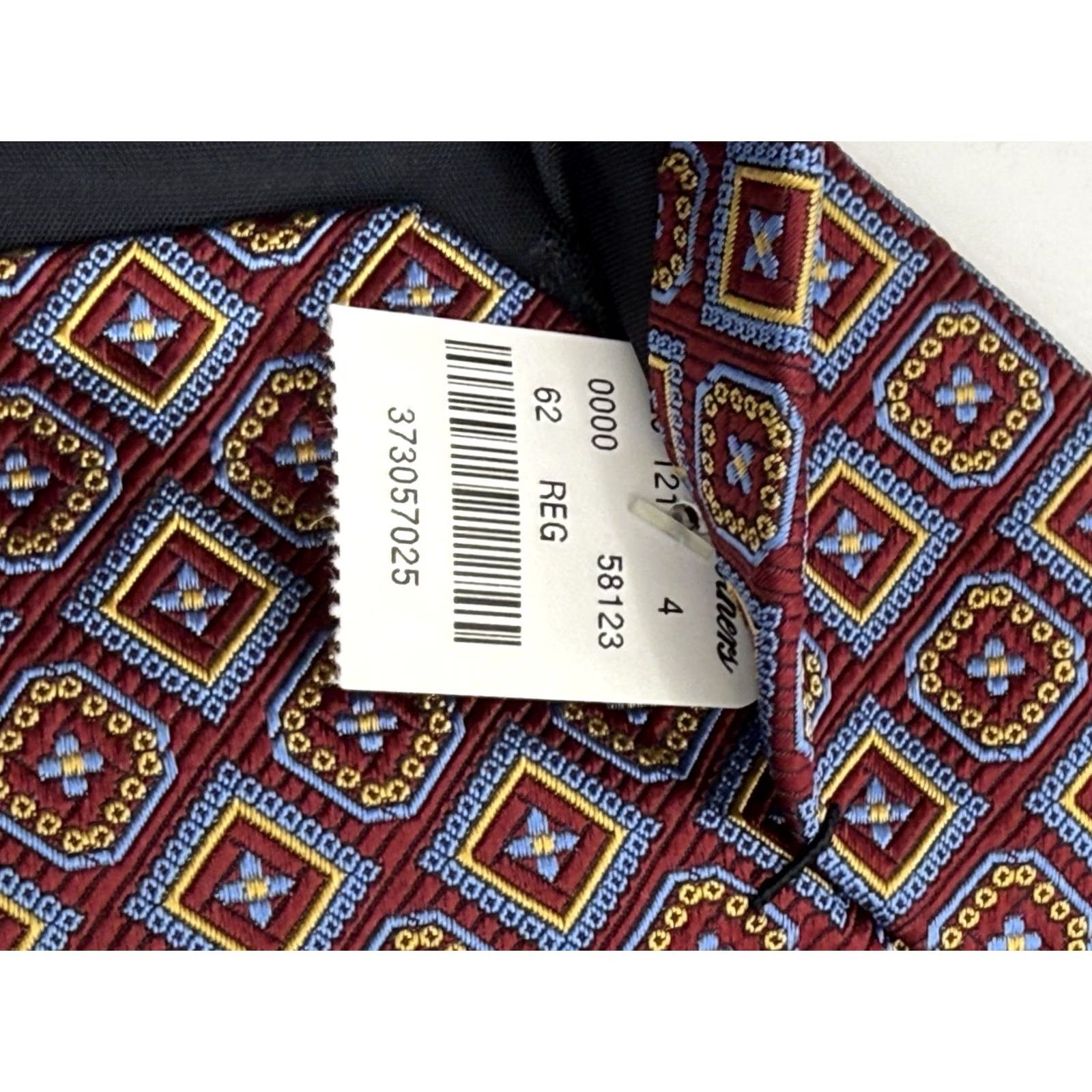Brooks Brothers Brooks Brothers Merchants & Makers Geometric 100% Silk Tie Multicolor Men’s Tie Silk Classic Size ONE SIZE - 5 Thumbnail
