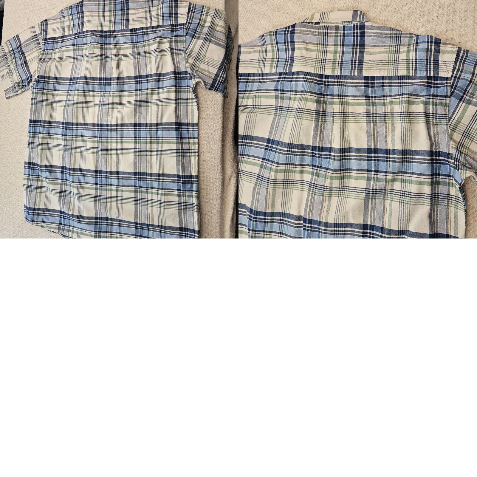 Wrangler Wrangler Shirt Blue Plaid Short Sleeve Button-Down 2XT Mens Vintage No N/A Size US XXL / EU 58 / 5 - 8 Thumbnail