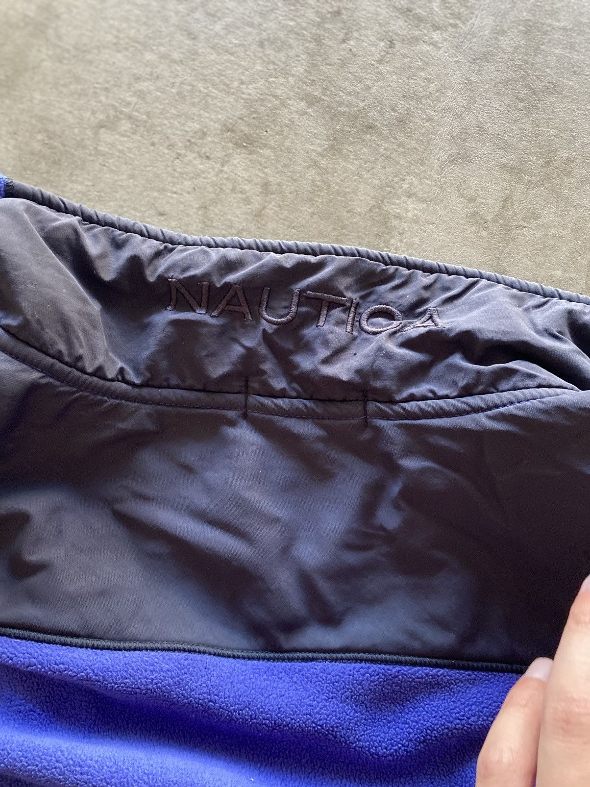 Nautica Vintage Blue Nautica Double Zipper Jacket Fleece Size US L / EU 52-54 / 3 - 11 Thumbnail