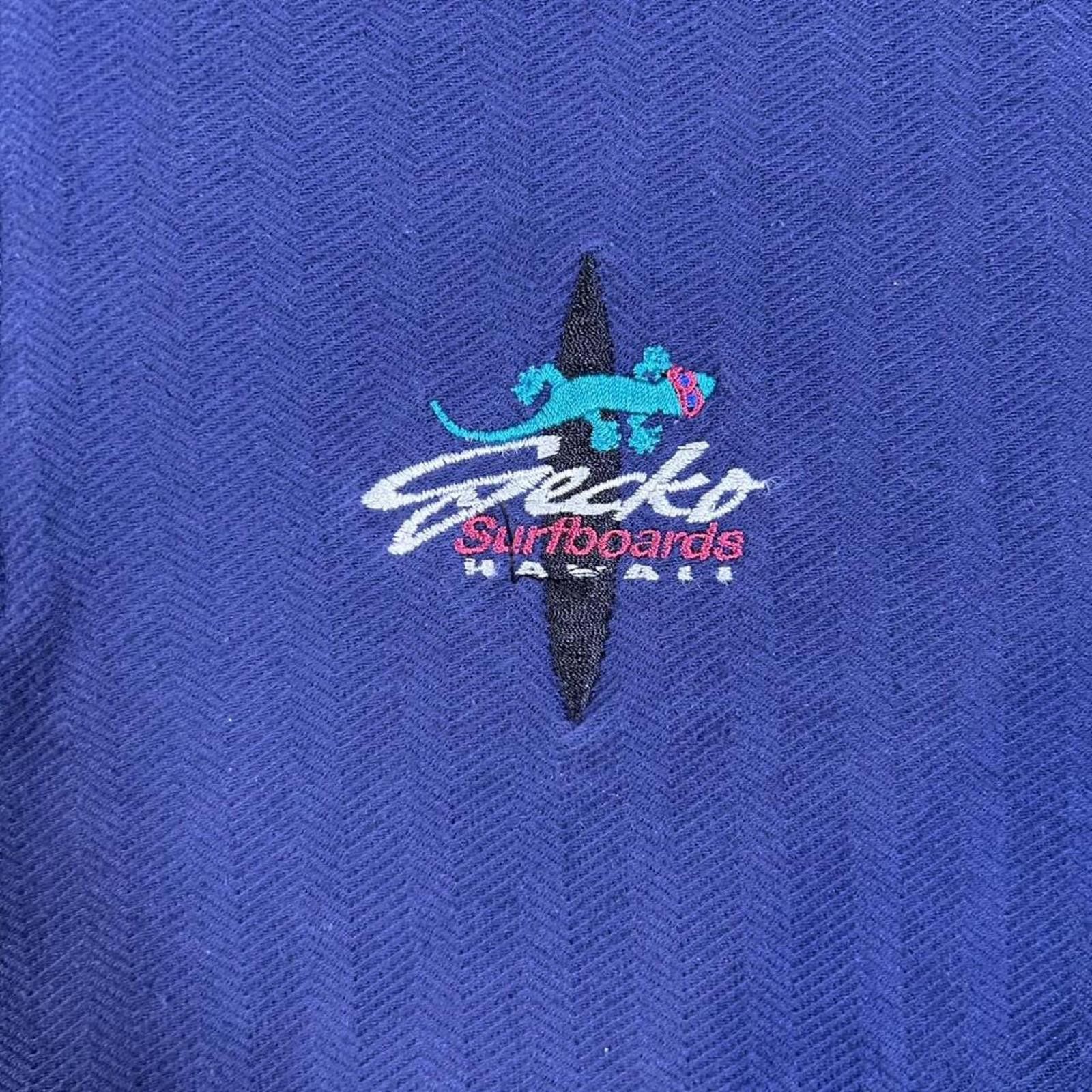 Other Blue vintage polo shirt. Gecko Hawaii. Men’s size large. Size US L / EU 52-54 / 3 - 3 Thumbnail
