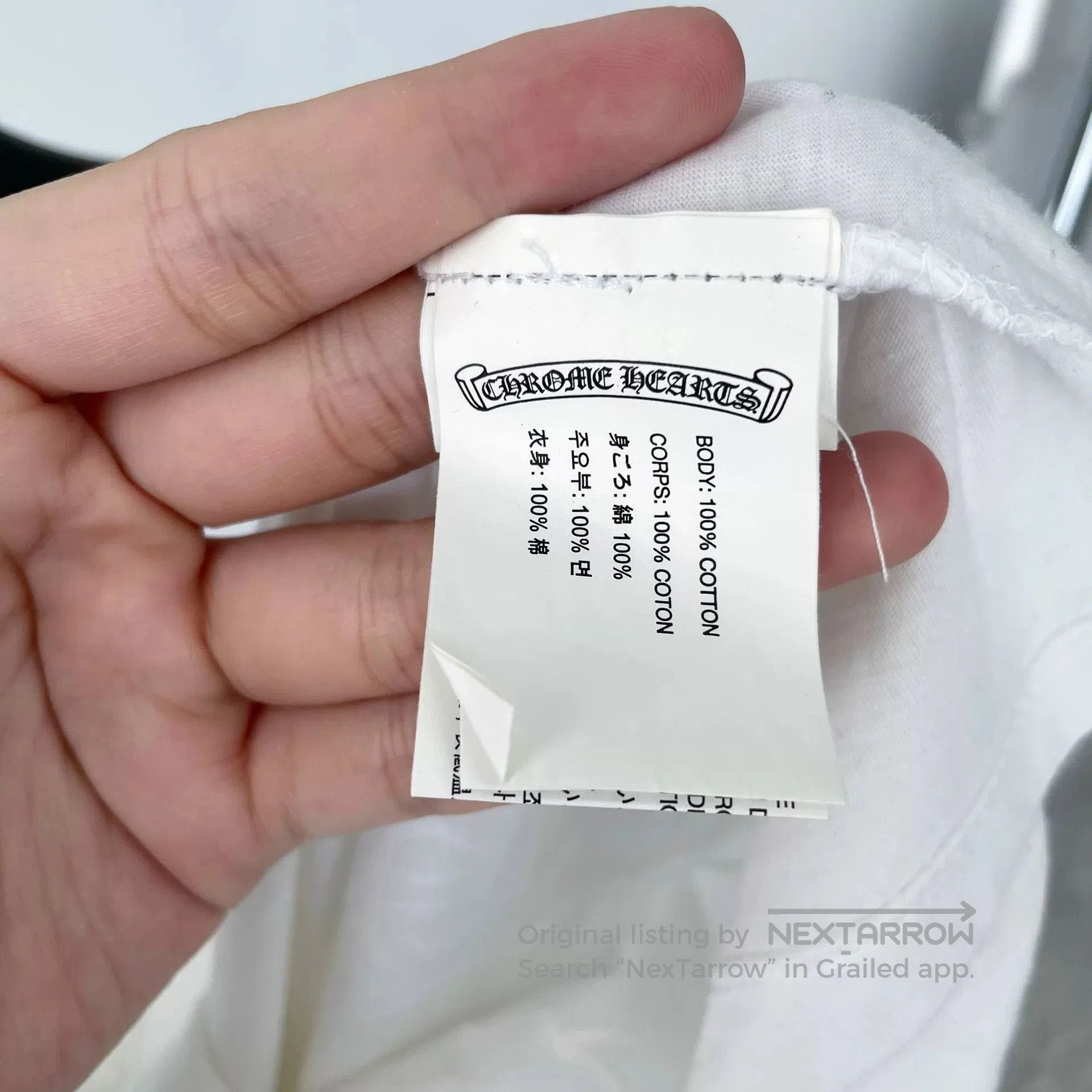 Chrome Hearts Chrome Hearts White V. Size US XS / EU 42 / 0 - 7 Thumbnail