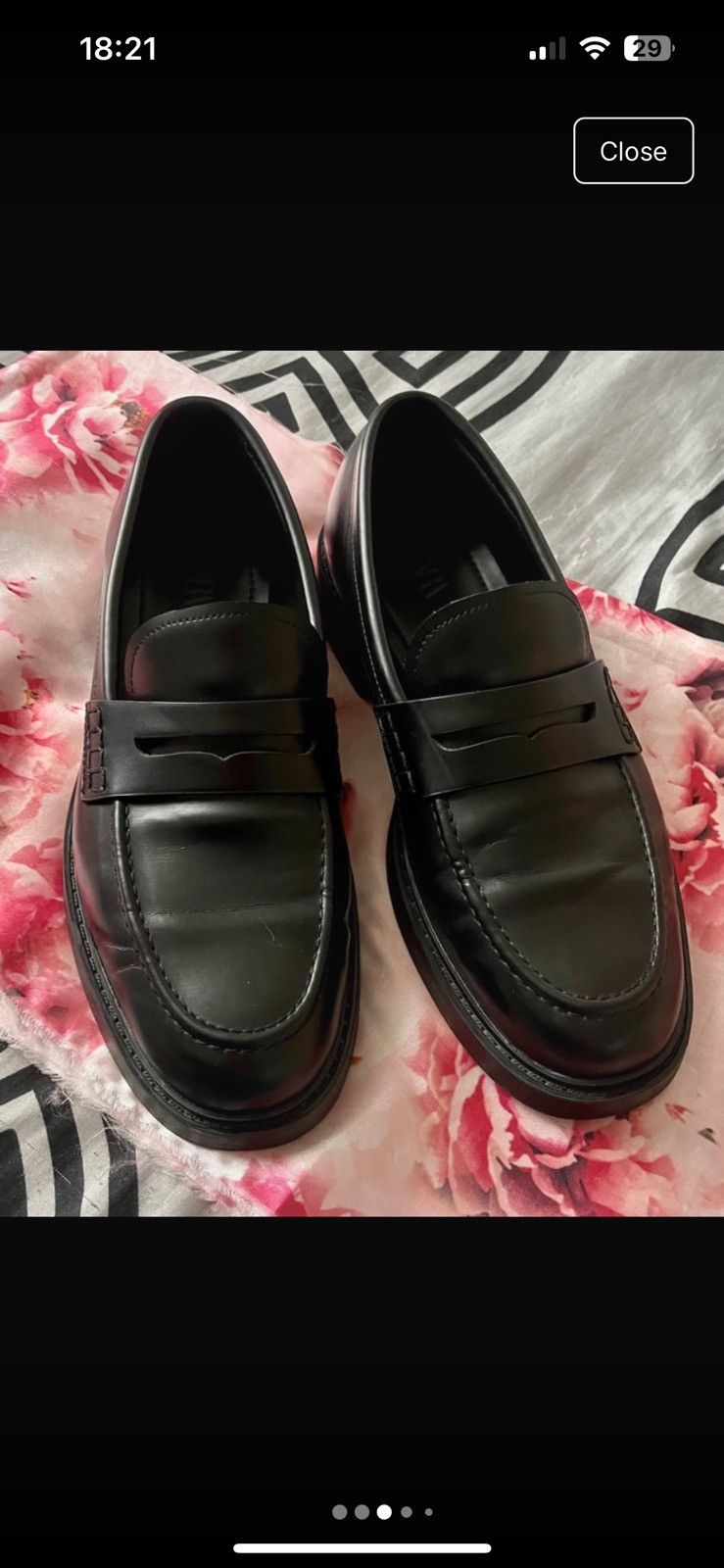 Zara Black loafers Size US 15 / EU 48 - 3 Thumbnail