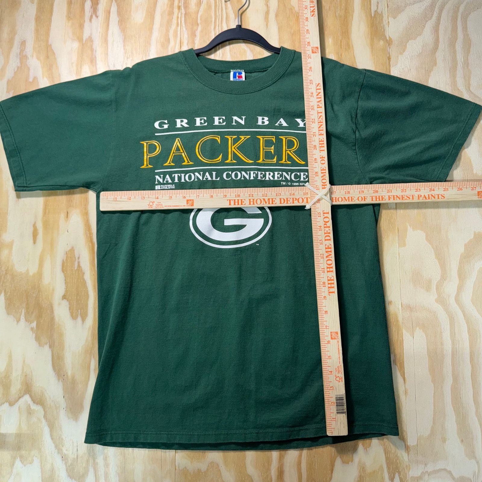 Russell Athletic Vintage Y2K Green Bay Packers 1990s russel athletic t-shirt Size US L / EU 52-54 / 3 - 4 Thumbnail