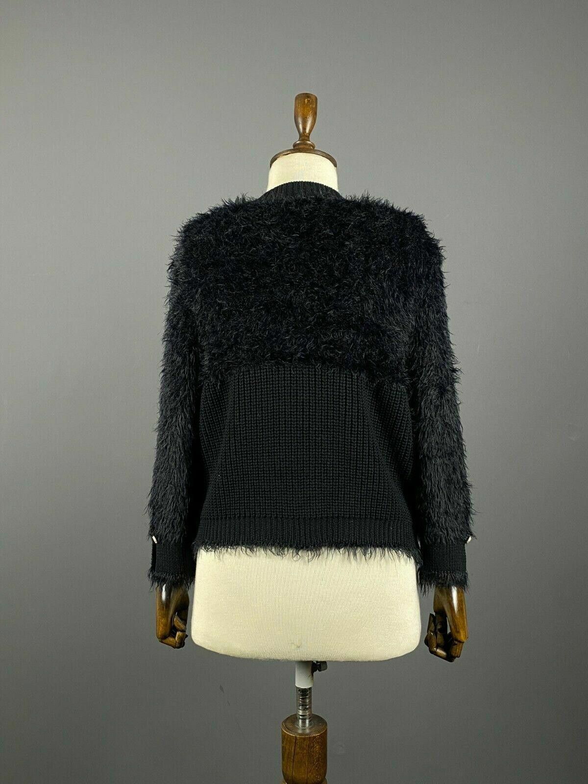 Designer Elisa Cavaletti Blue Sono Italiano Black Sweater Size S / 1 Size S / US 4 / IT 40 - 6 Thumbnail