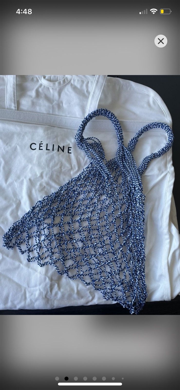 Celine CELINE fishnet bag Size ONE SIZE - 4 Thumbnail