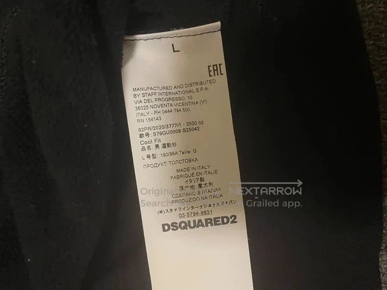 Dsquared2 Dsquared2 Icon Black Hoodie Sweatshirt. Size US L / EU 52-54 / 3 - 6 Thumbnail