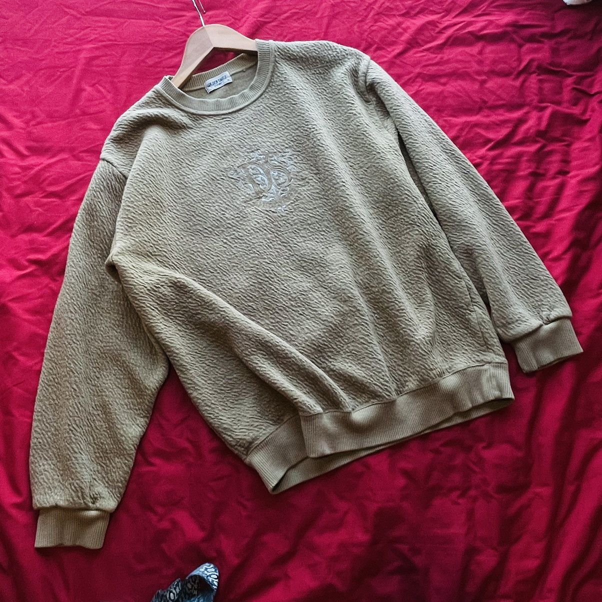 Vintage Japanese Texture Sweatshirt Size US L / EU 52-54 / 3 - 2 Thumbnail
