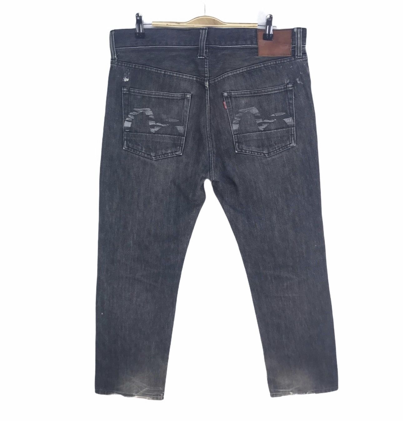 Evisu Vintage Evisu Japan Camouflage Seagull Printed Denim Jeans Size US 33 - 3 Thumbnail