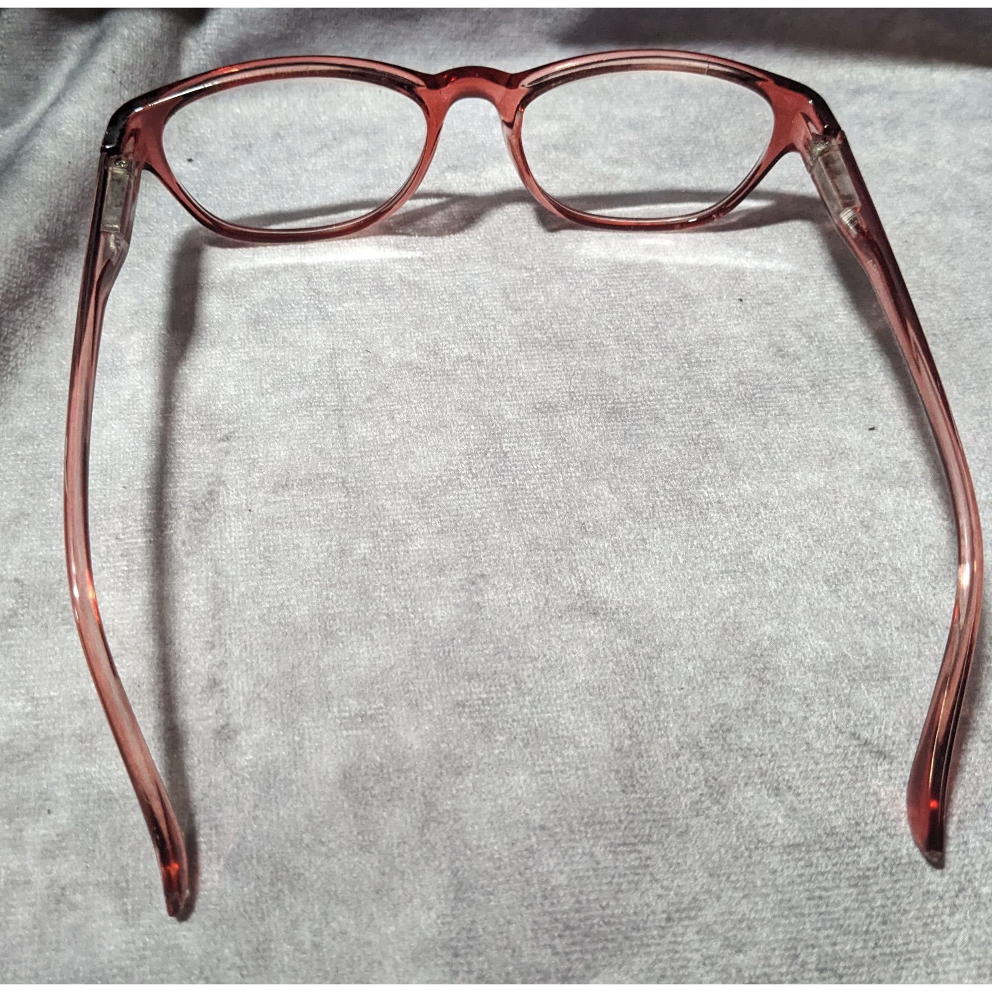 Other ABS Pink Translucent Retro Reading GLasses Size ONE SIZE - 2 Thumbnail