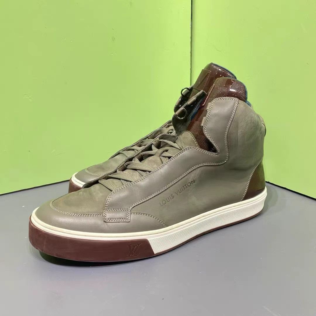 Louis Vuitton Brown High-Top Sneakers Size 11 Size US 11 / EU 44 - 1 Thumbnail