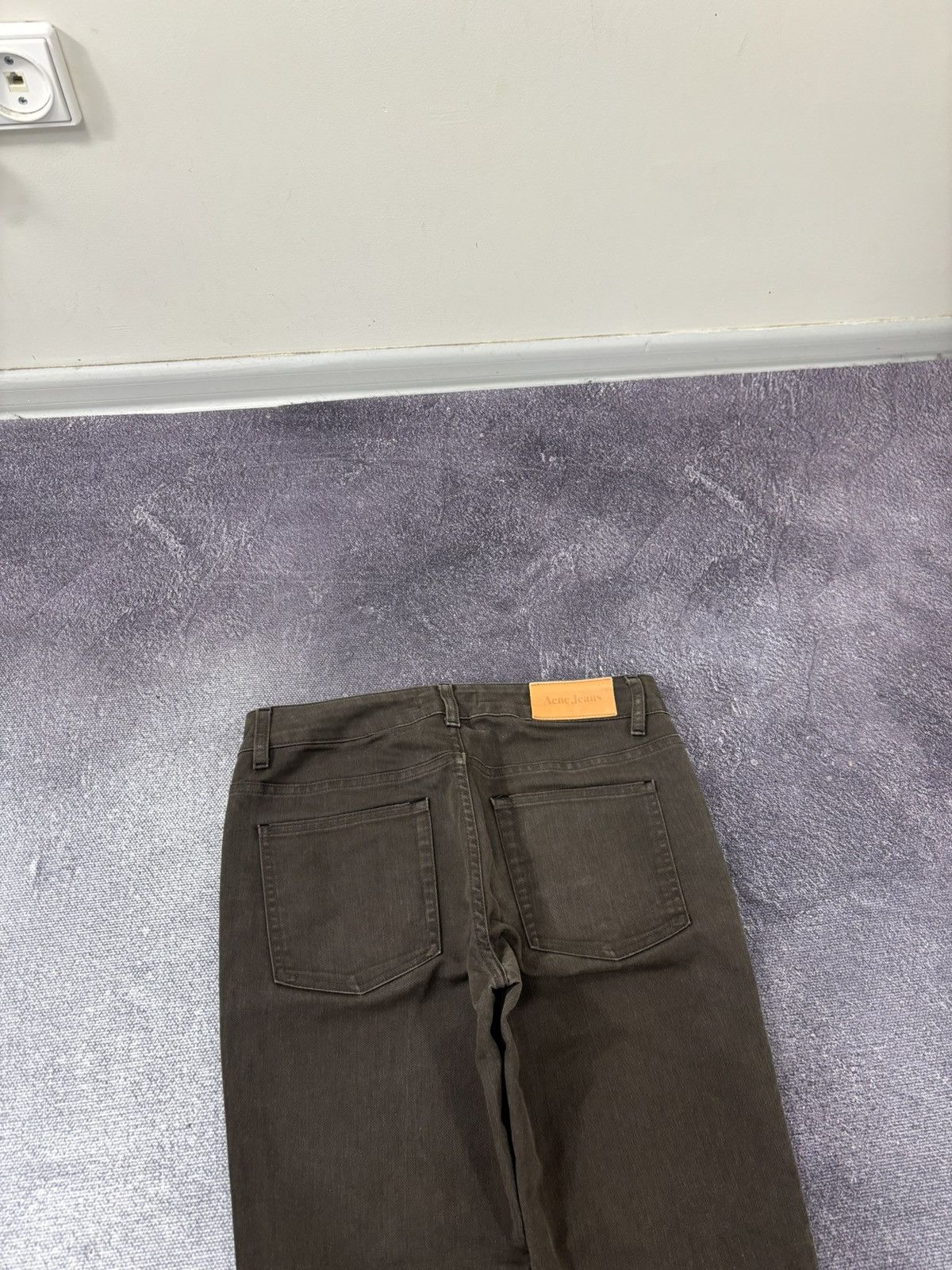 Acne Studios Acne Studios Hex Brown Ups Brown Slim Straight Denim Jeans Size 30" / US 8 / IT 44 - 13 Thumbnail