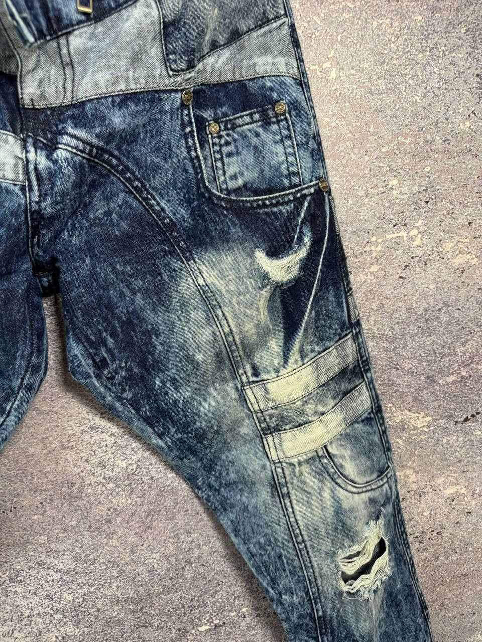Designer × Japanese Brand × Vintage PEVIANI Jeans Men's Size 38 Moto Acis Wash Straight Size US 38 / EU 54 - 11 Thumbnail