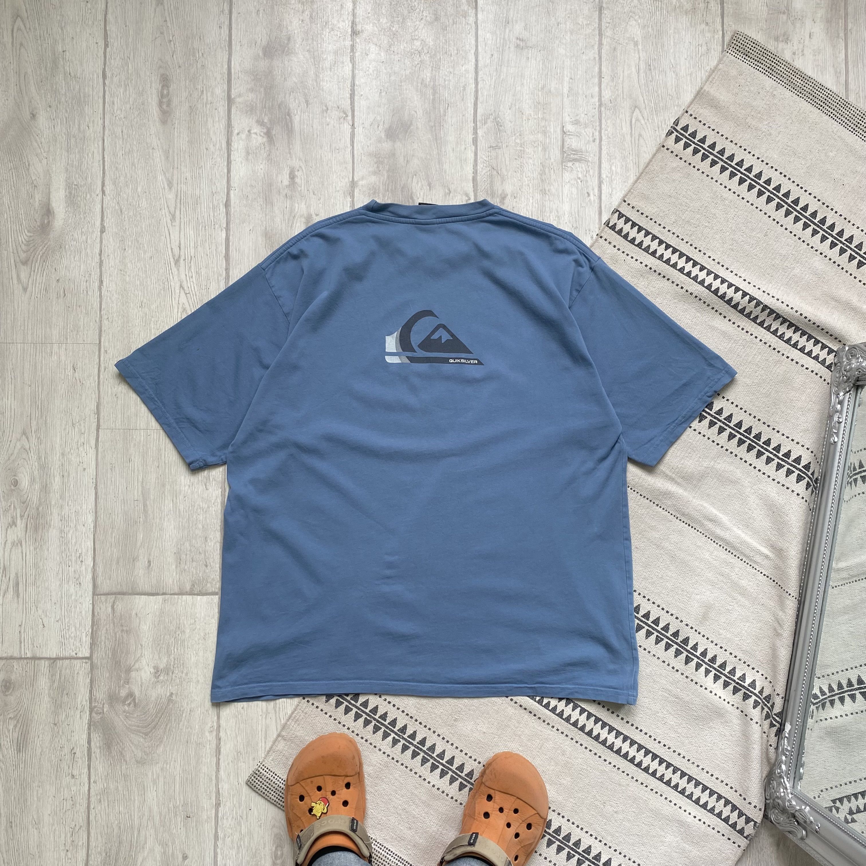 Quiksilver 🏄🏼‍♂️ Vintage 90s Quiksilver tee skate surf style Size US XL / EU 56 / 4 - 1 Thumbnail