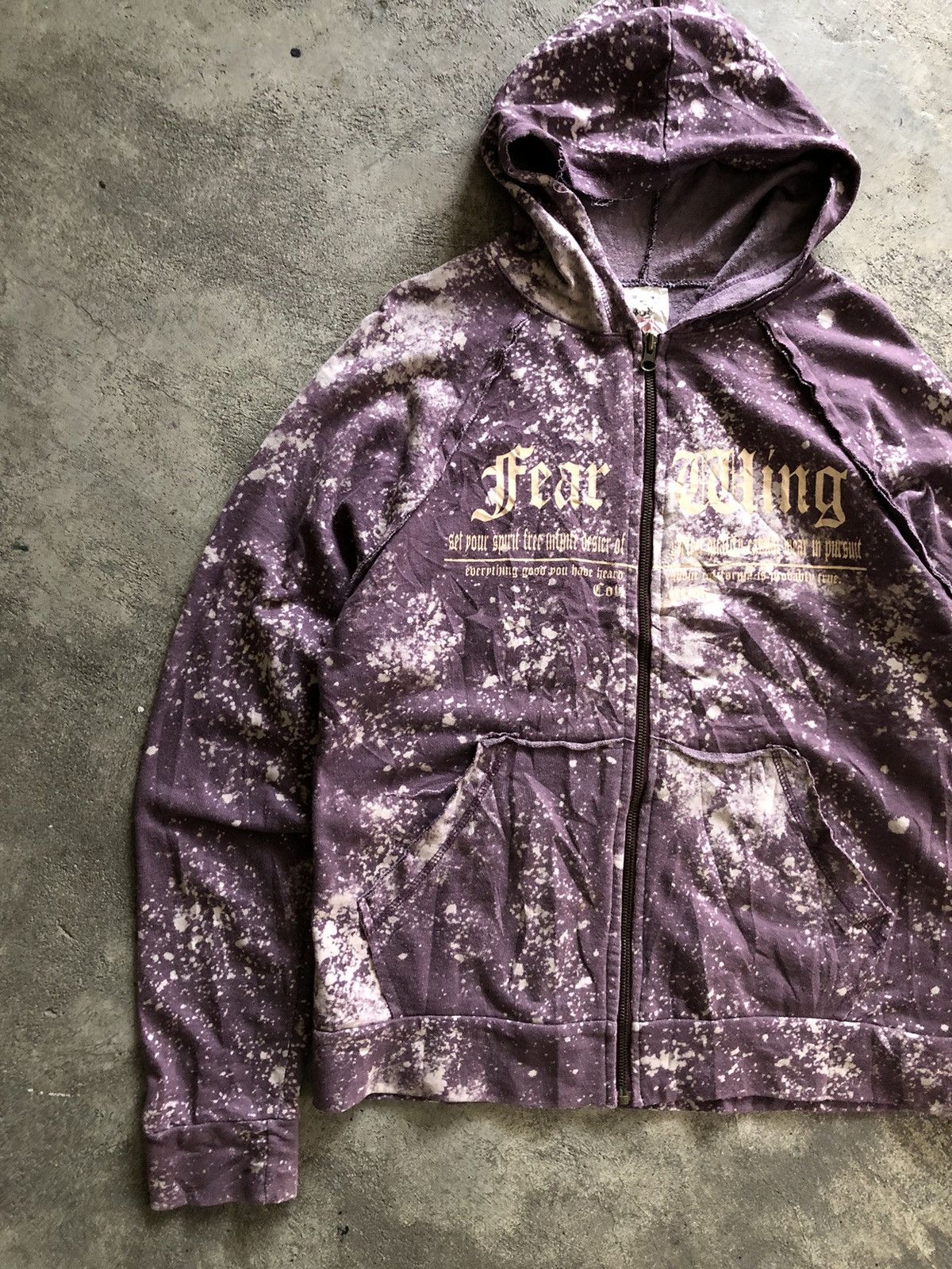 If Six Was Nine 405 POEM ZIP HOODIE TIE DYE LGB STYLED Size US M / EU 48-50 / 2 - 3 Thumbnail