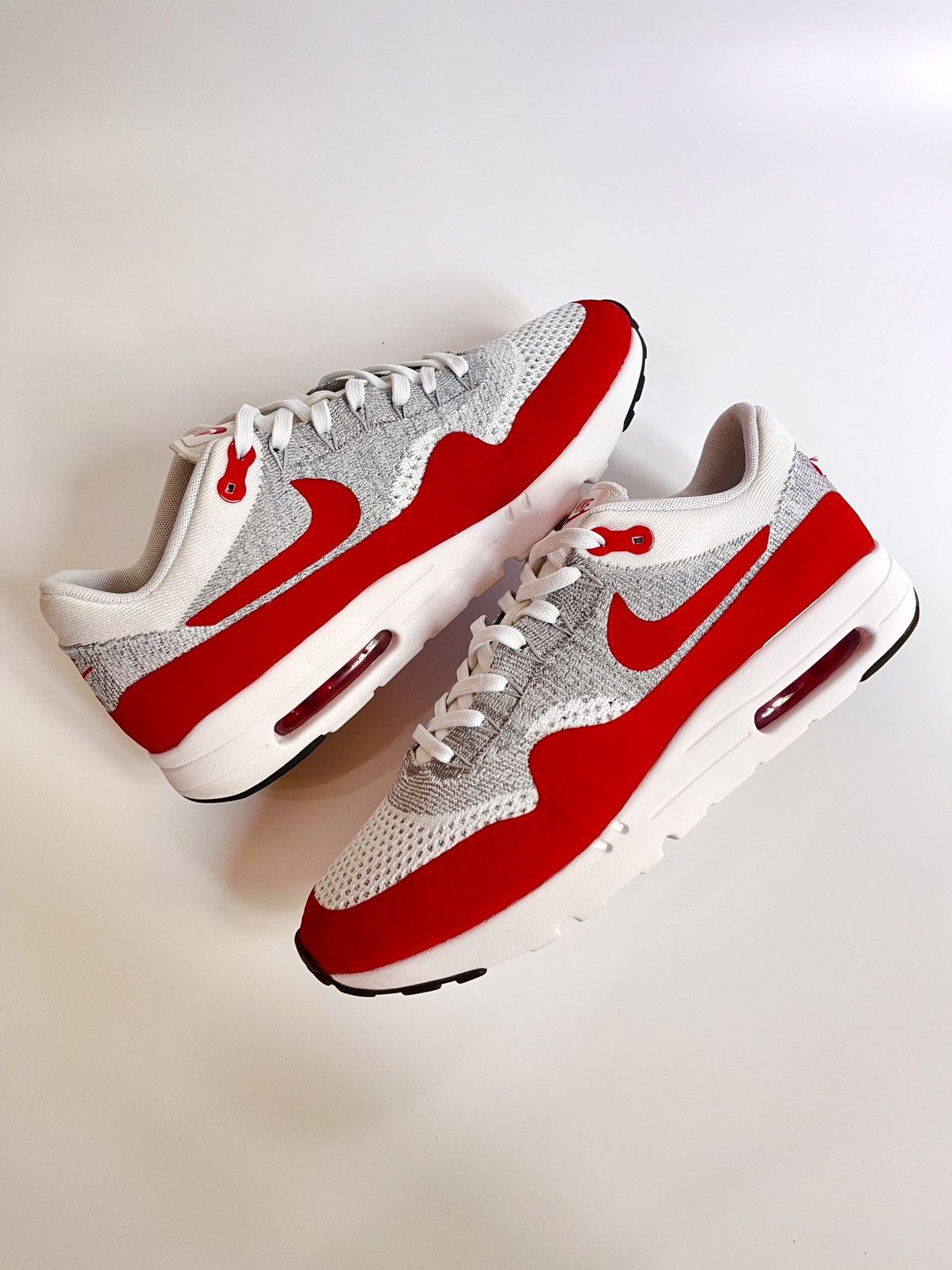 Nike Nike Air Max 1 OG Flyknit “University Red” Size US 10.5 / EU 43-44 - 9 Thumbnail